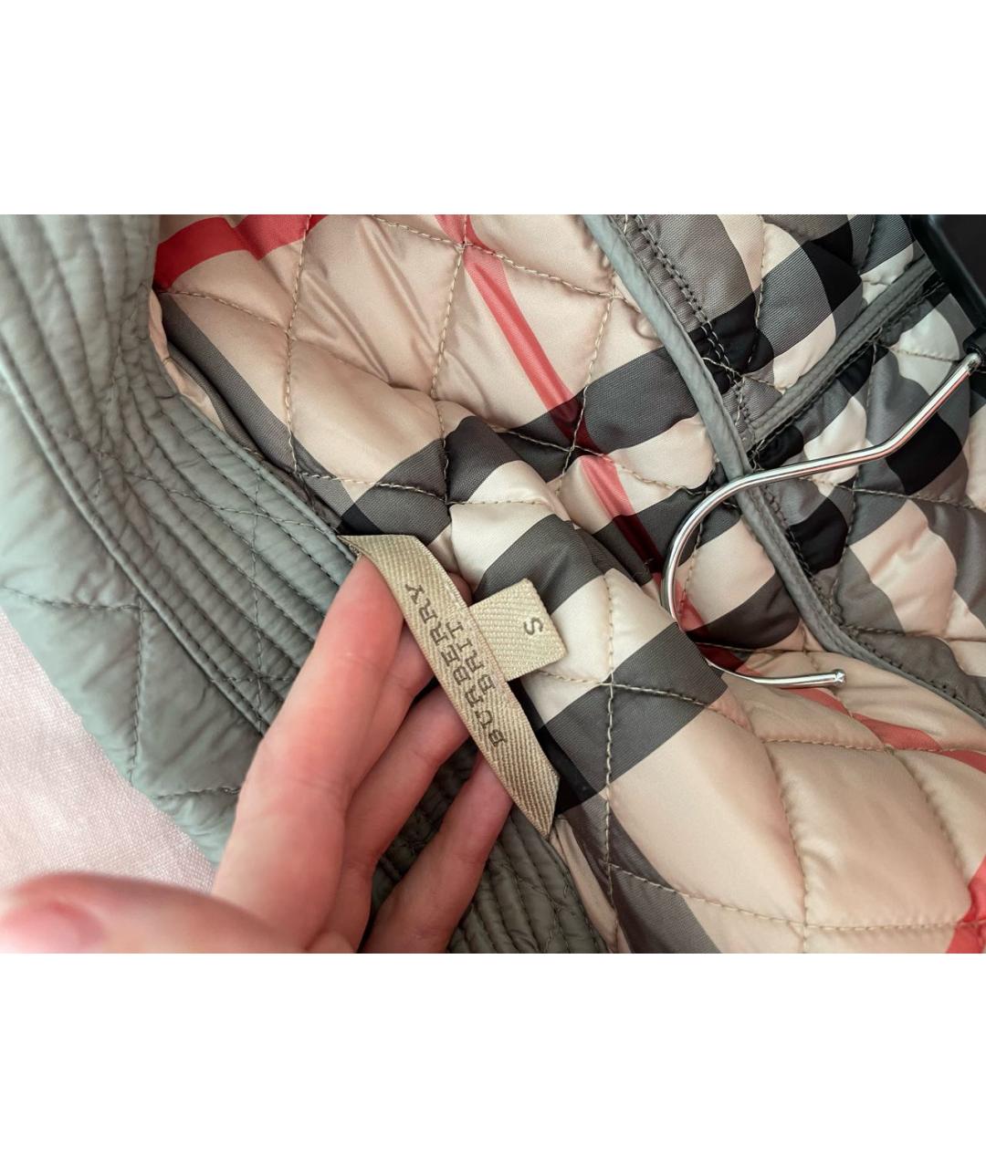 BURBERRY Серая куртка, фото 6