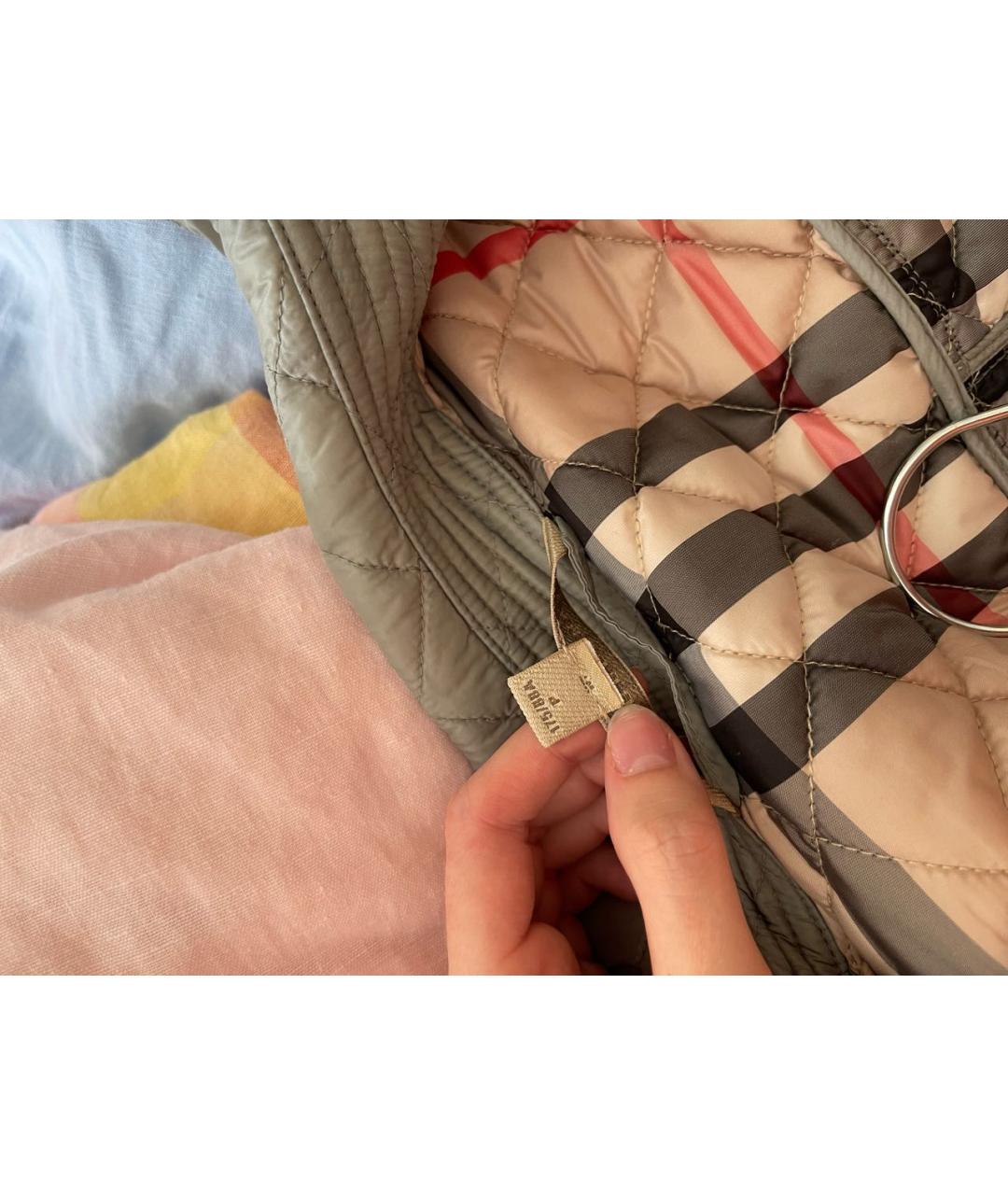 BURBERRY Серая куртка, фото 7
