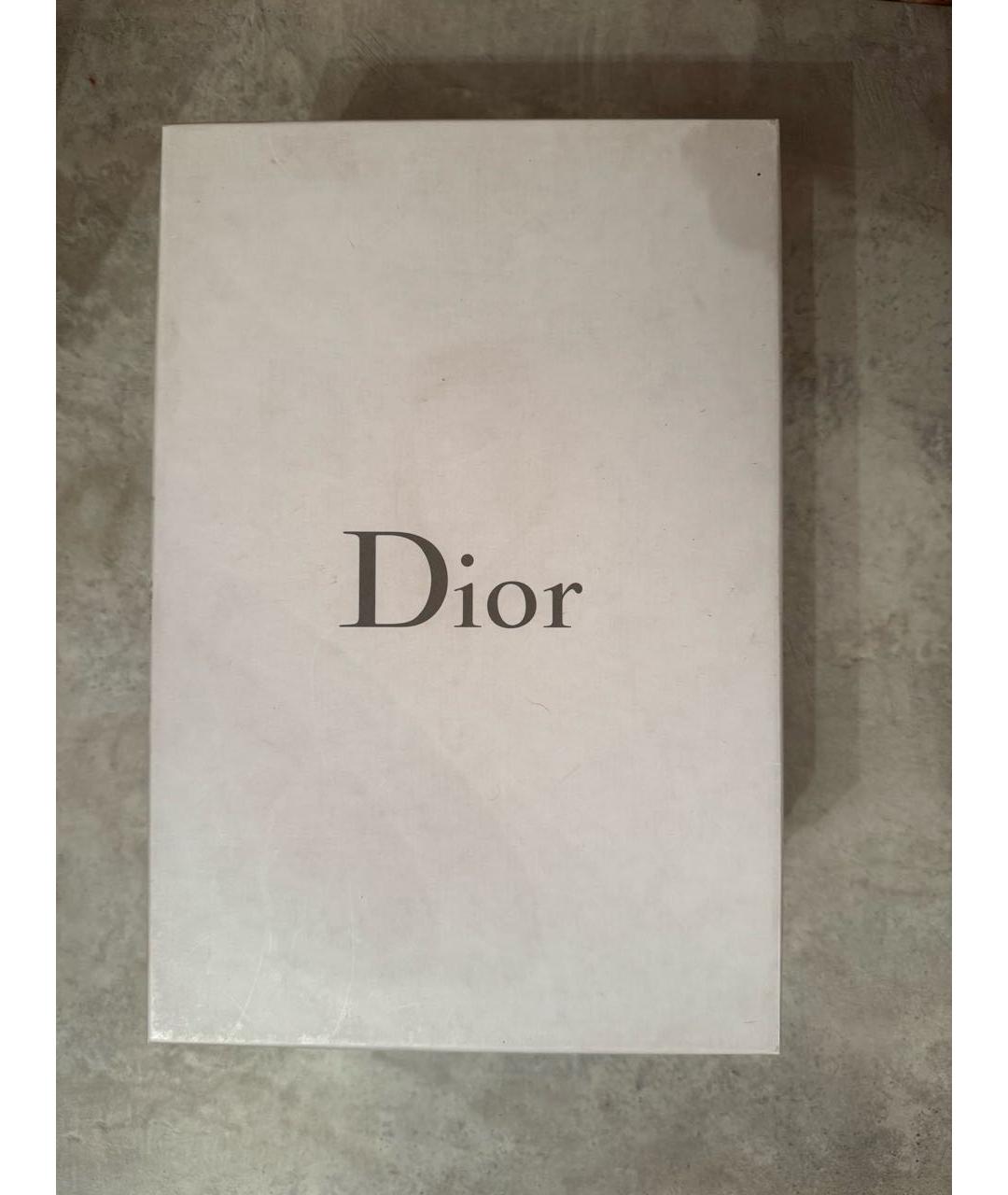 CHRISTIAN DIOR Черные кожаные туфли, фото 4