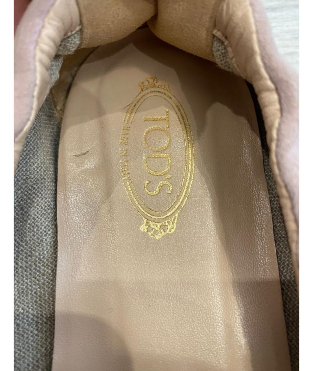 TOD'S Замшевые лоферы, фото 4