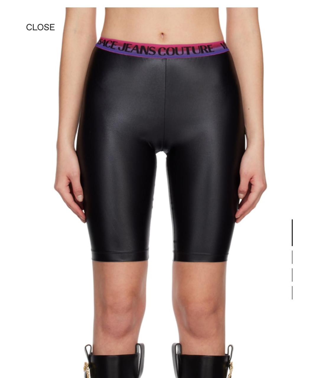 VERSACE JEANS COUTURE Черные капри, фото 5