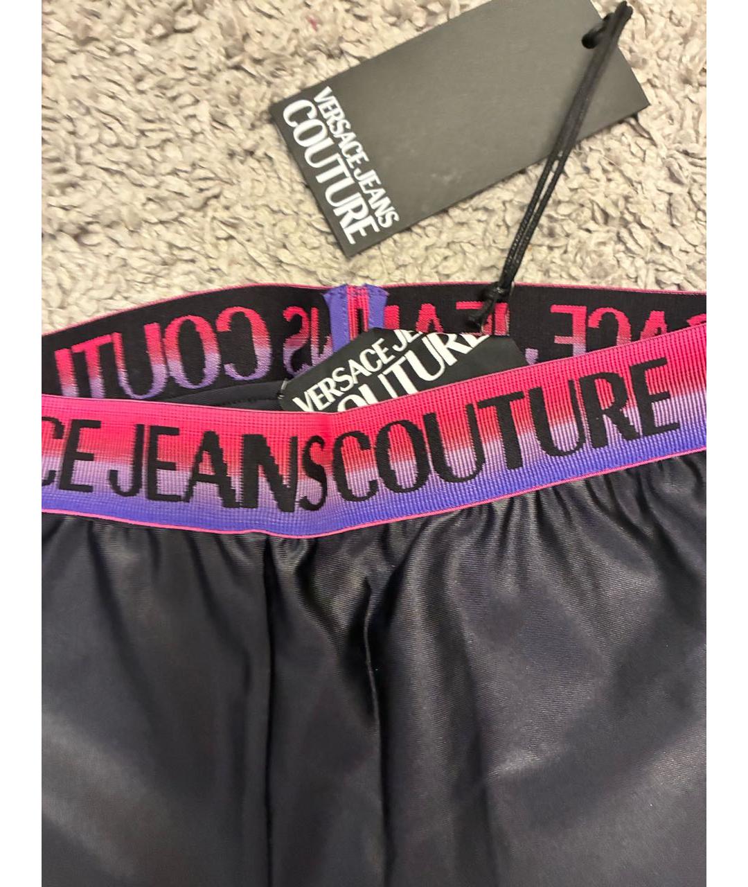 VERSACE JEANS COUTURE Черные капри, фото 2