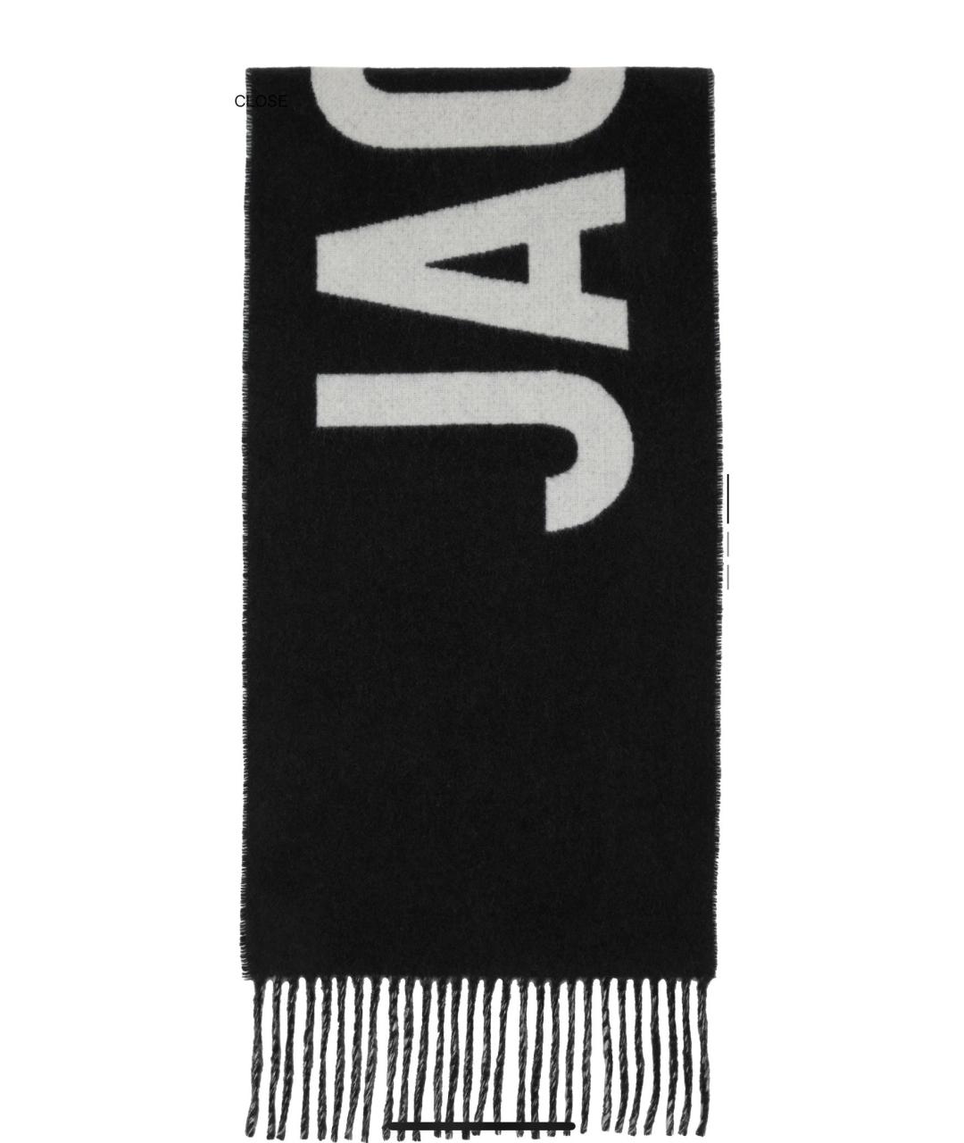 JACQUEMUS Черный шарф, фото 1