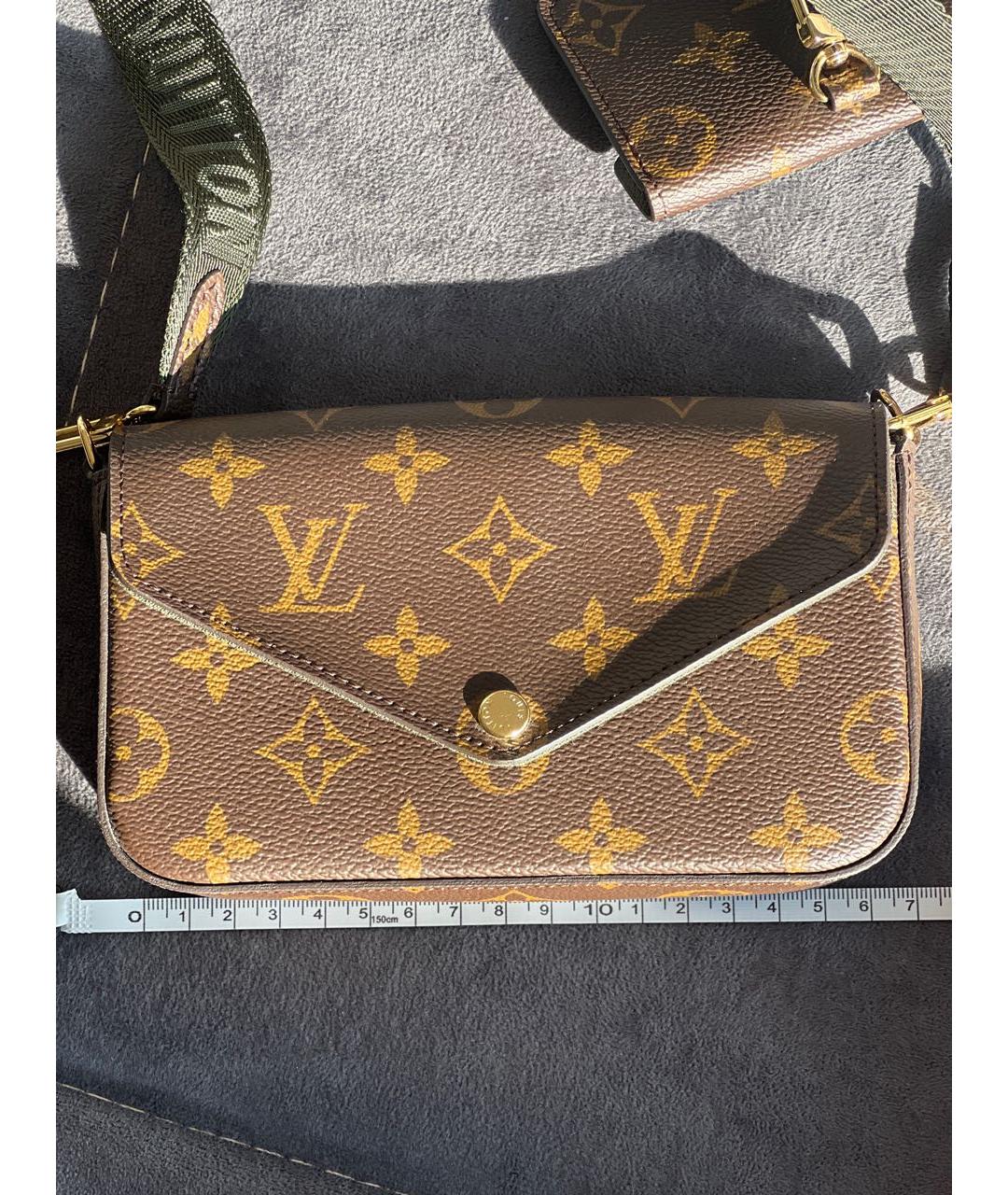 LOUIS VUITTON Коричневая сумка через плечо, фото 8