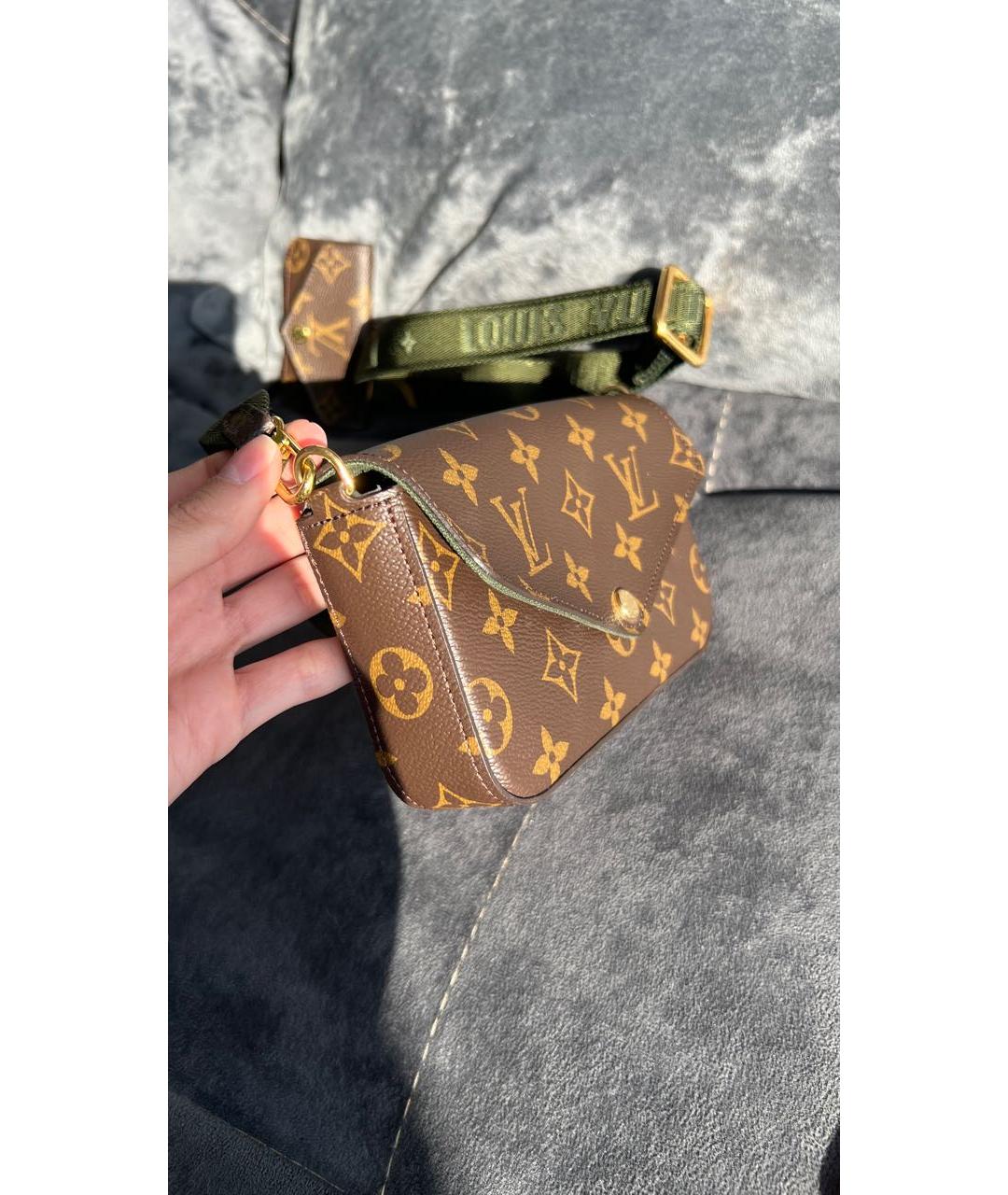 LOUIS VUITTON Коричневая сумка через плечо, фото 2