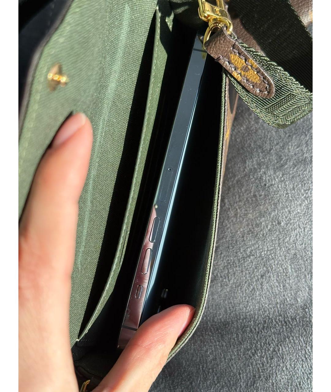 LOUIS VUITTON Коричневая сумка через плечо, фото 6