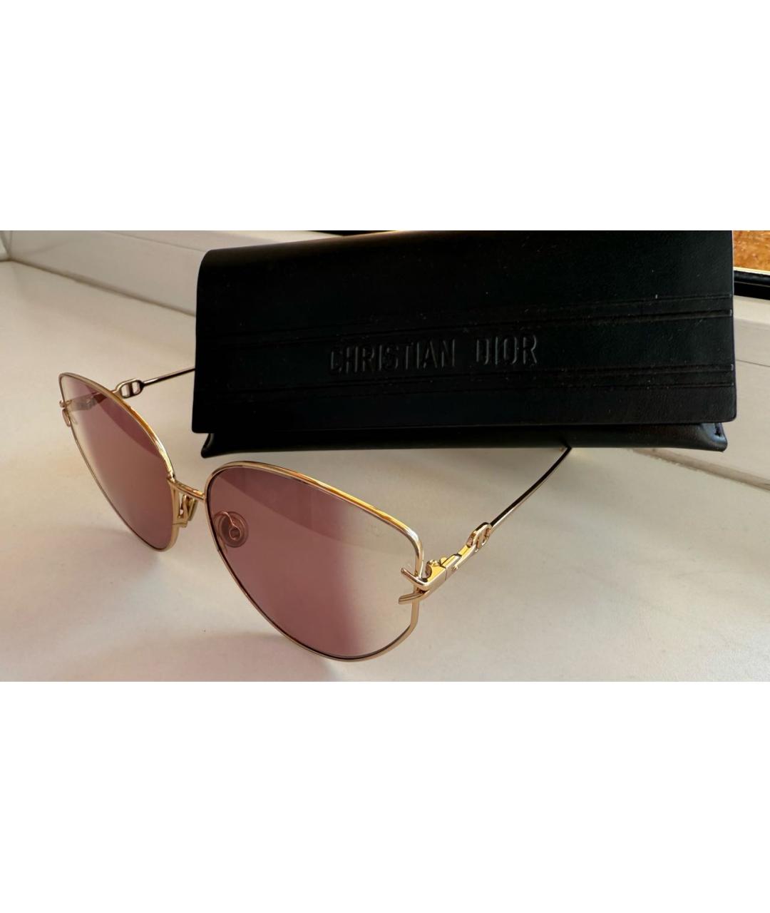 CHRISTIAN DIOR Розовые солнцезащитные очки, фото 4