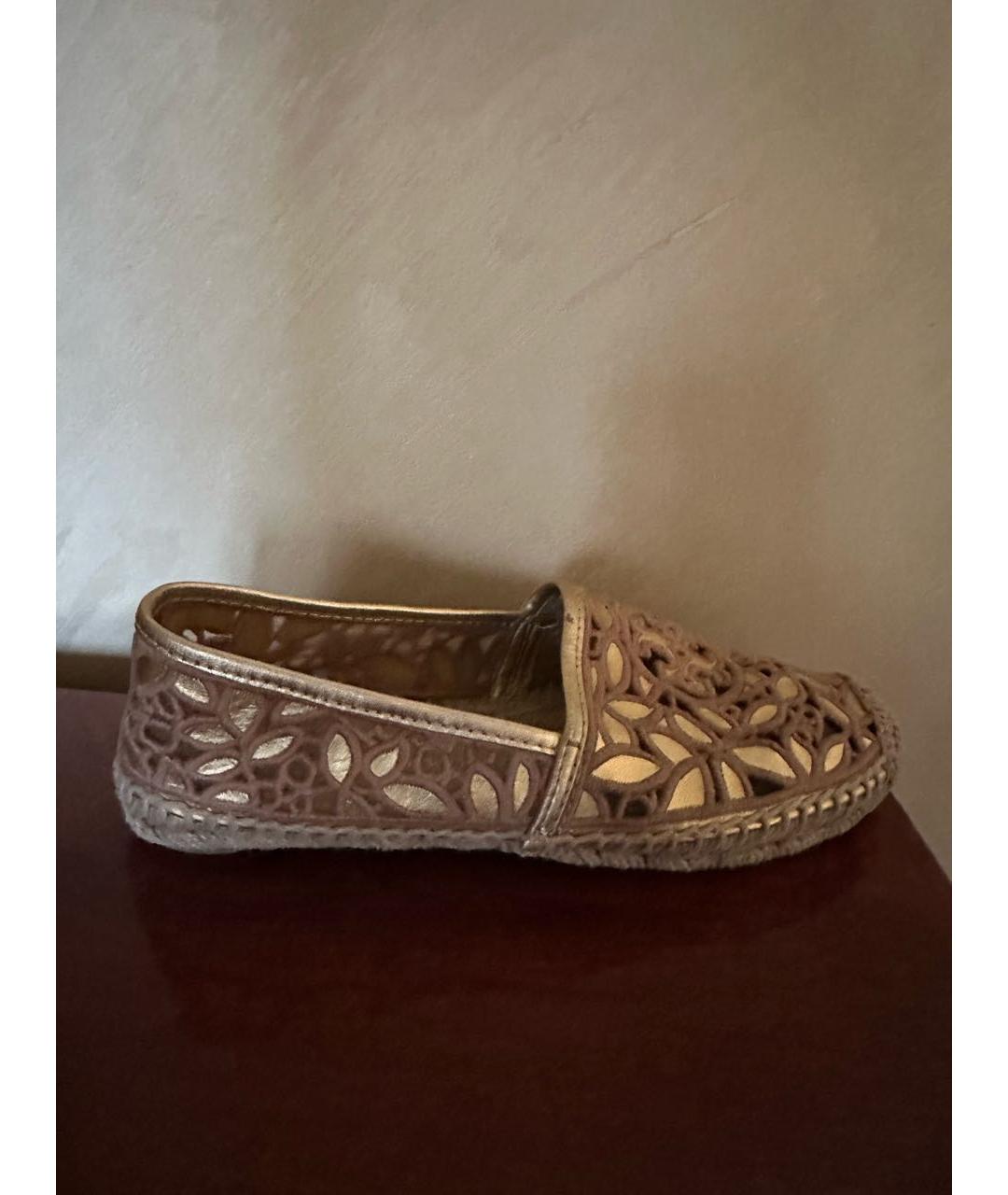 TORY BURCH Золотые эспадрильи, фото 5