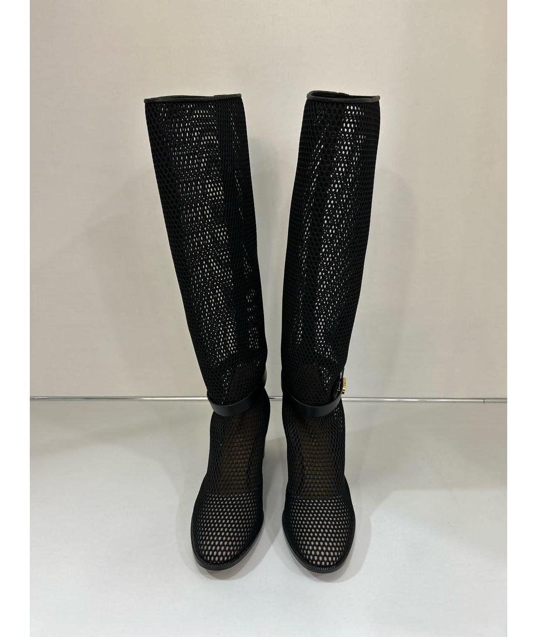 CHRISTIAN DIOR Черные сапоги, фото 2