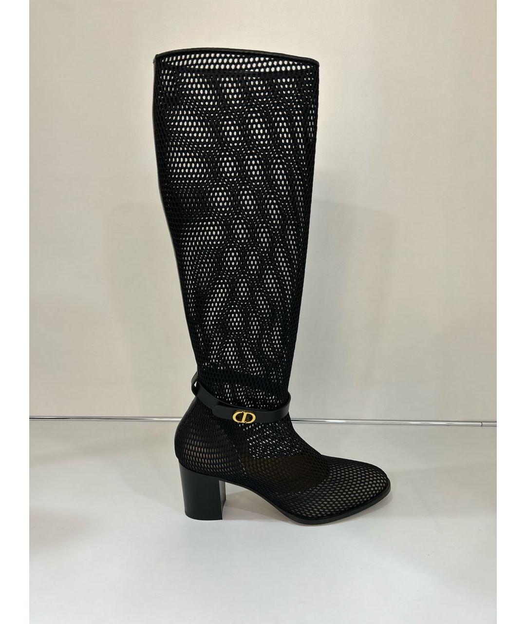 CHRISTIAN DIOR Черные сапоги, фото 9