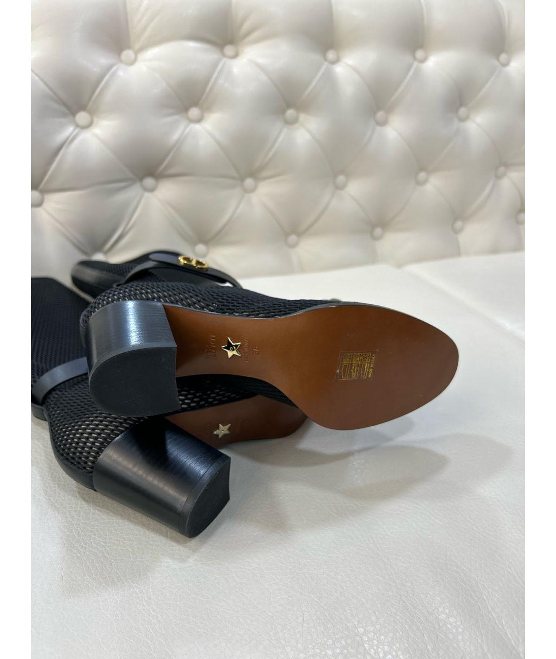 CHRISTIAN DIOR Черные сапоги, фото 5