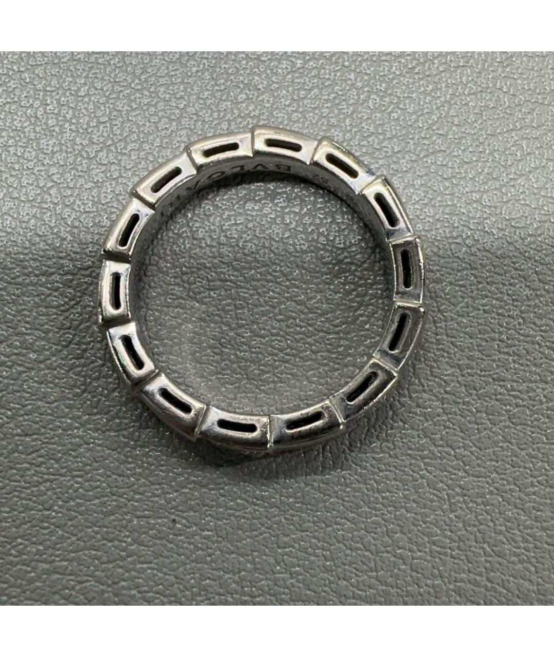 BVLGARI Серебряное кольцо из белого золота, фото 4