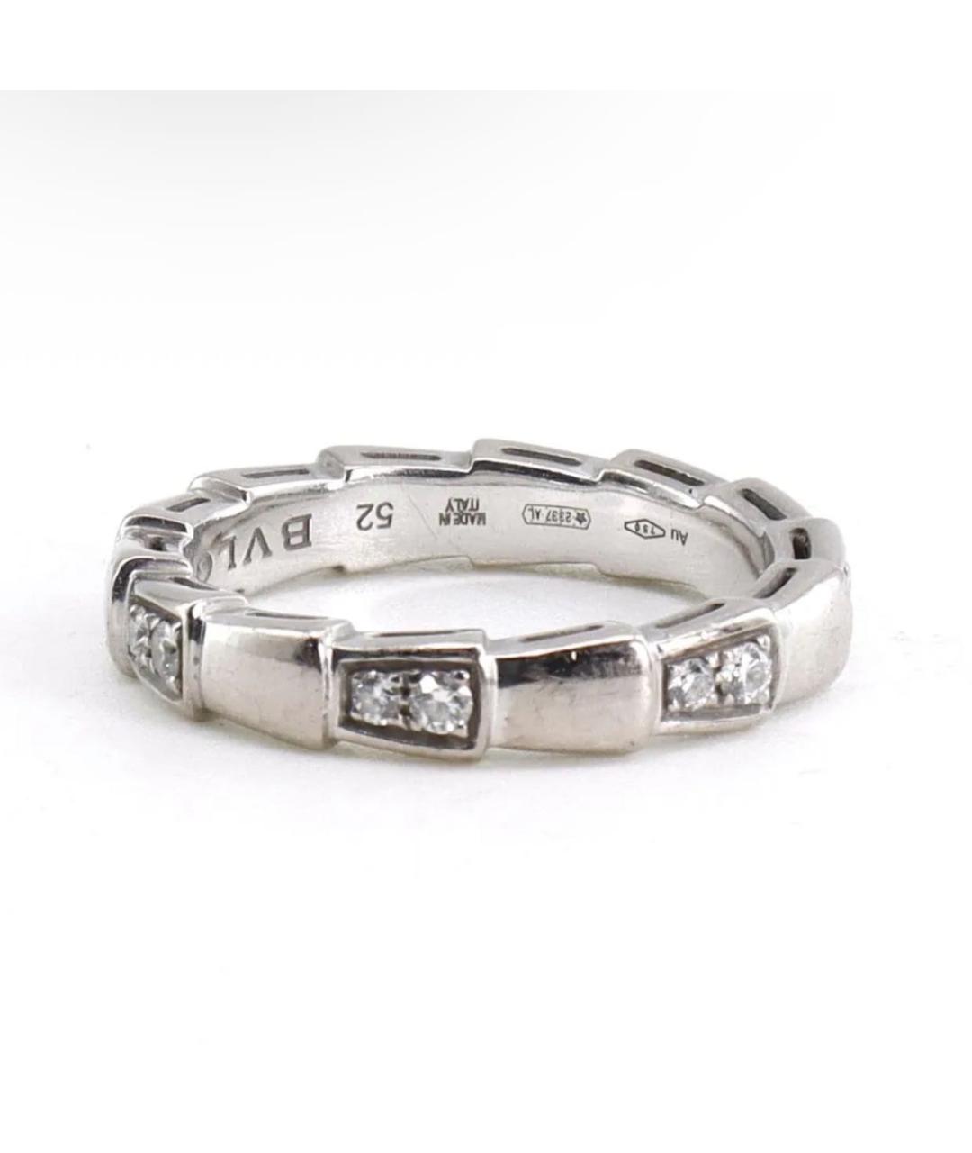 BVLGARI Серебряное кольцо из белого золота, фото 2