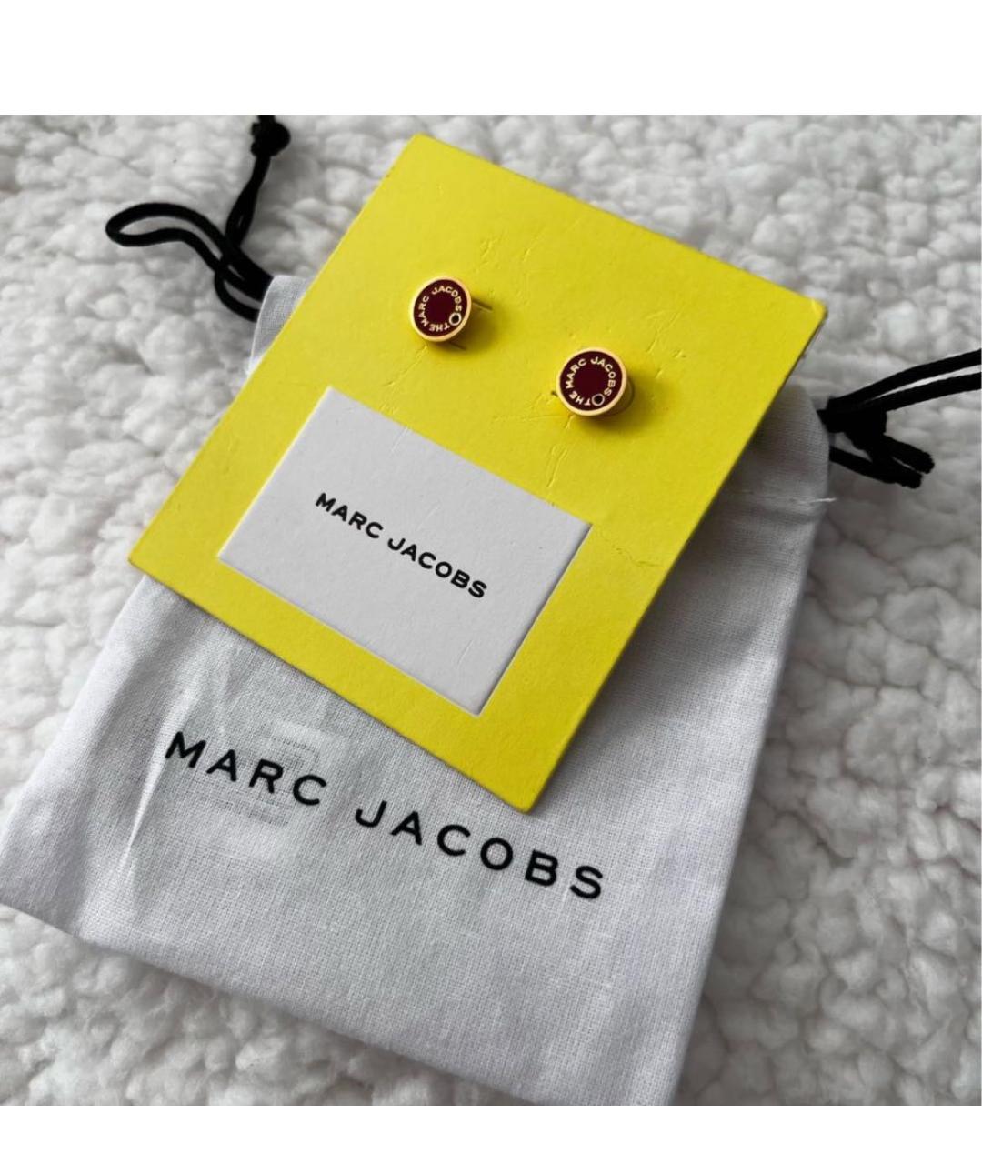 MARC JACOBS Бордовые серьги, фото 2