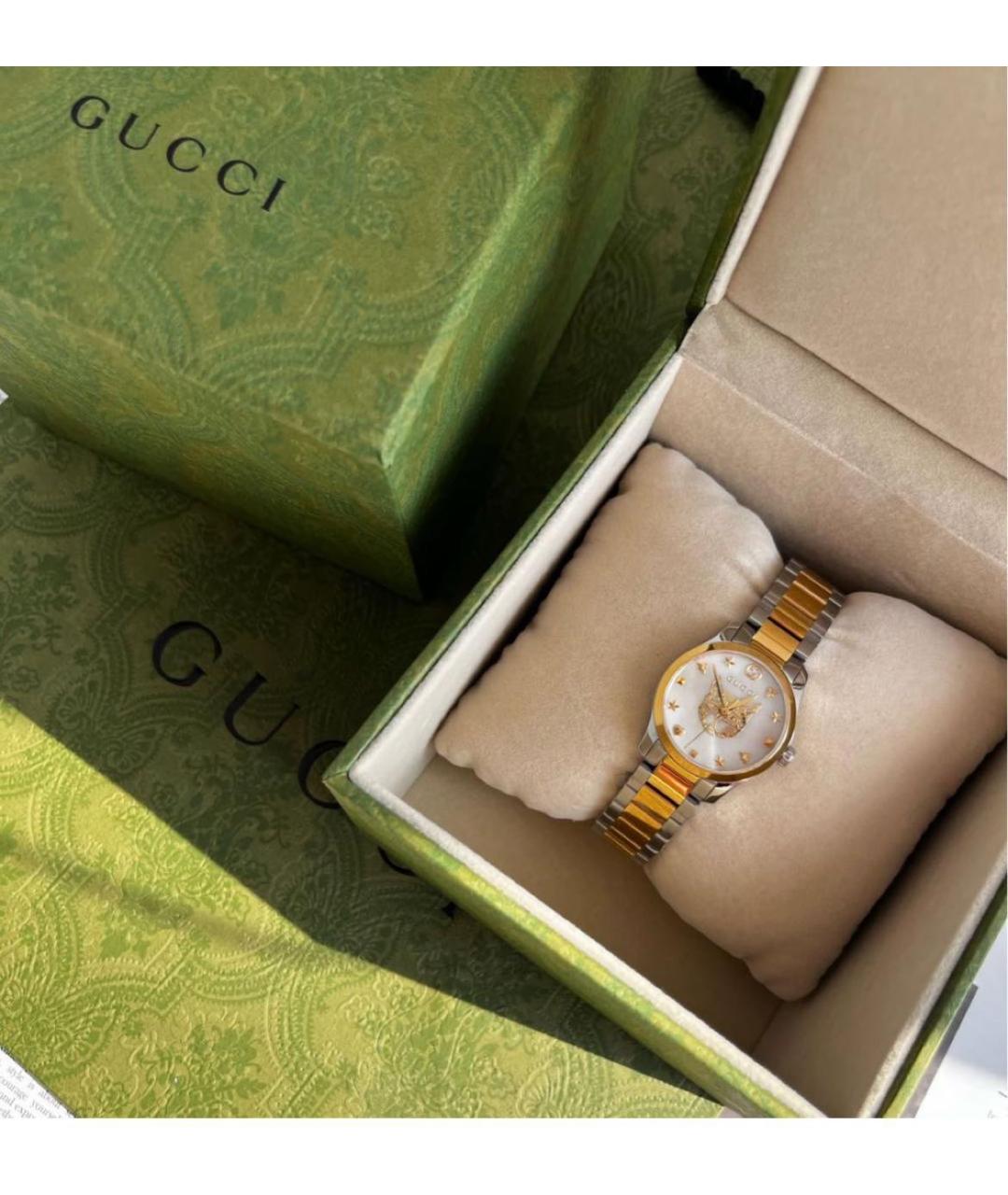 GUCCI Серебряные часы, фото 2