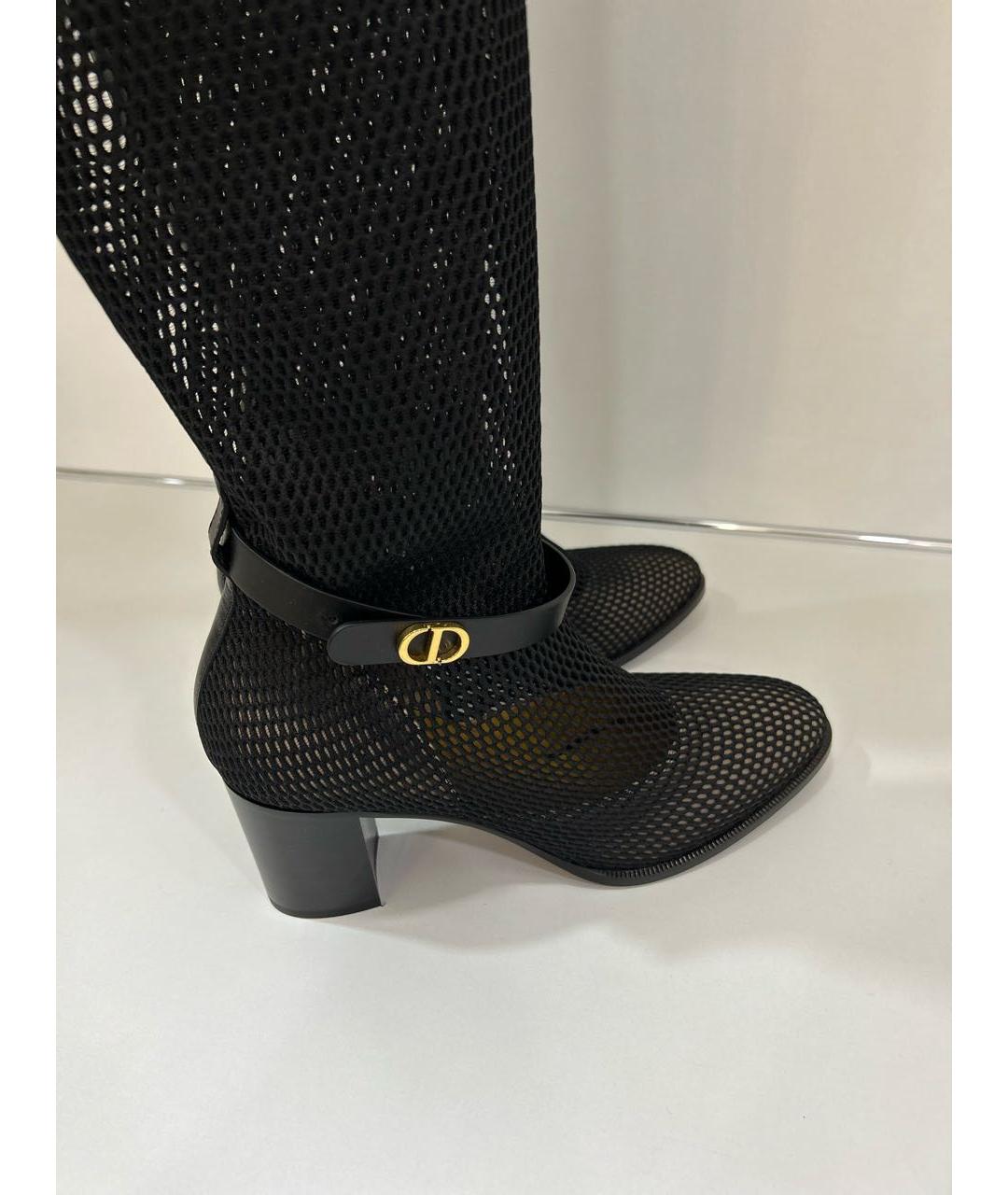 CHRISTIAN DIOR Черные сапоги, фото 5