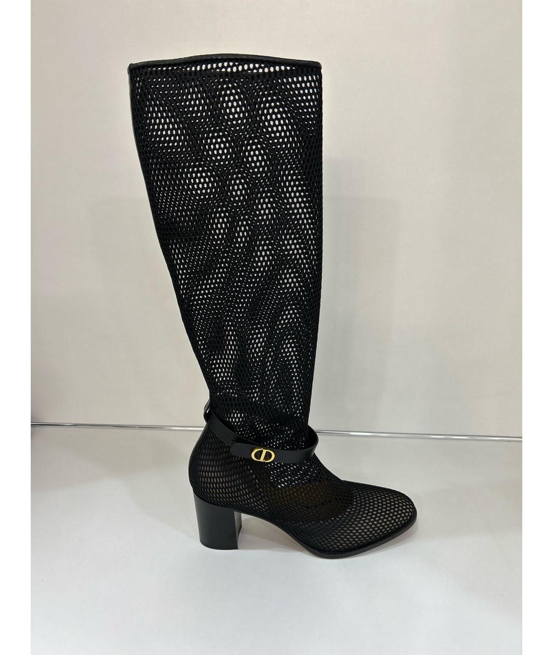 CHRISTIAN DIOR Черные сапоги, фото 9