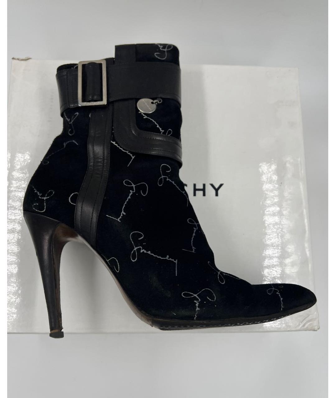 GIVENCHY Черные замшевые ботильоны, фото 4