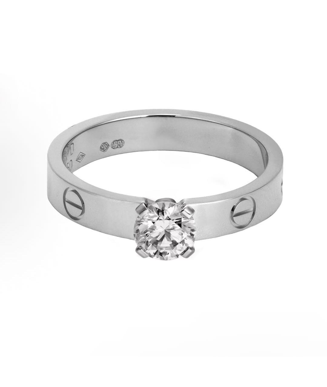 CARTIER Серебряное кольцо из белого золота, фото 6