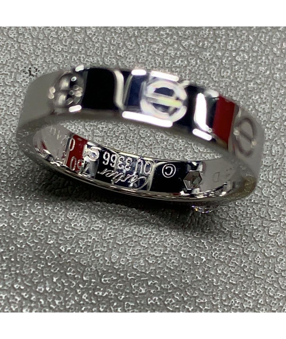 CARTIER Серебряное кольцо из белого золота, фото 3