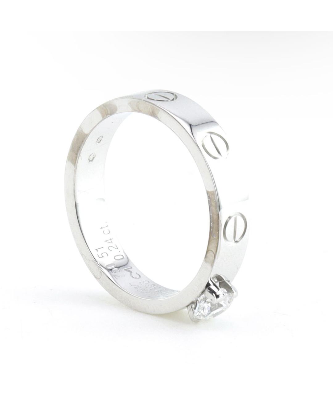 CARTIER Серебряное кольцо из белого золота, фото 2