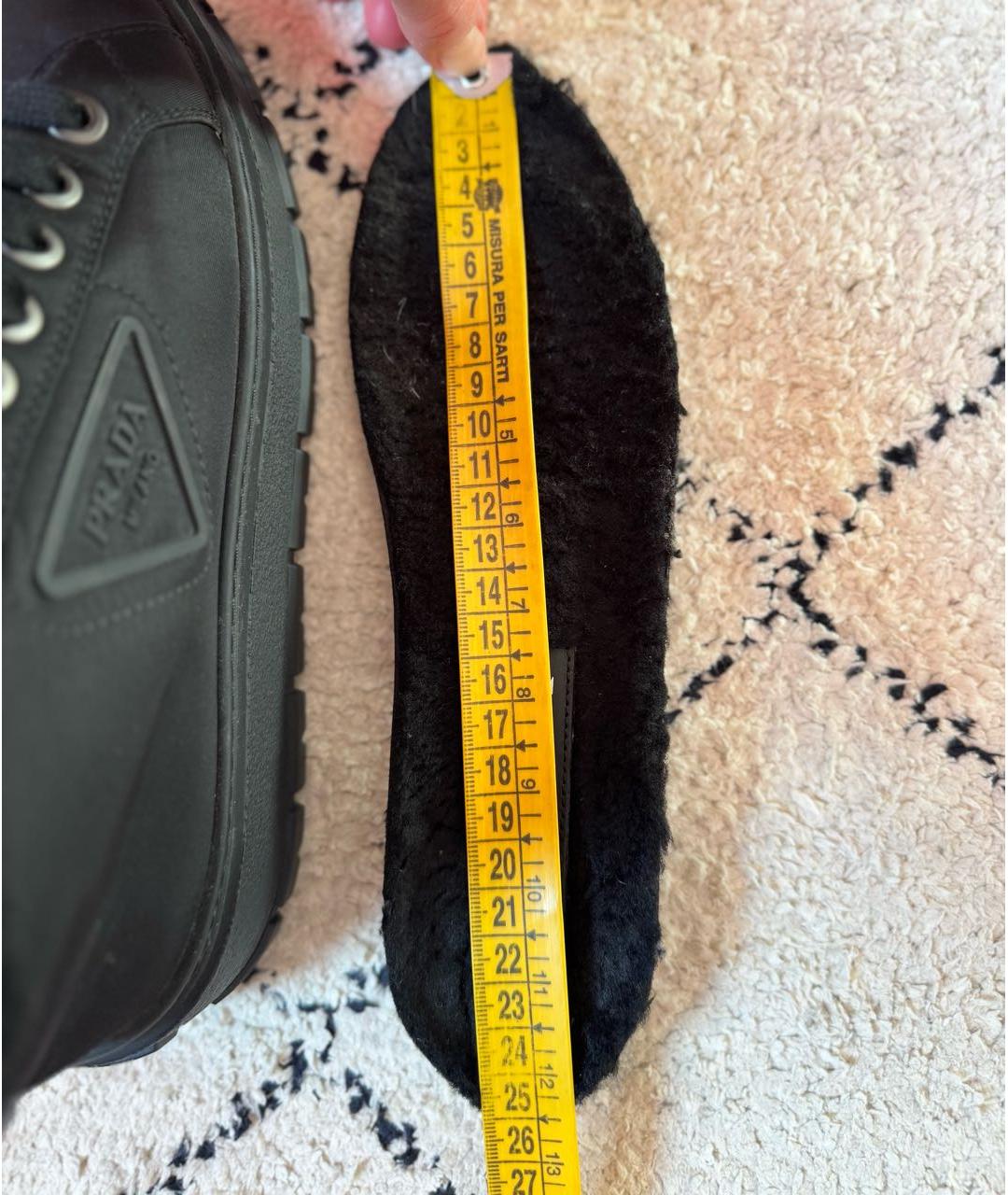 PRADA Черные ботинки, фото 5