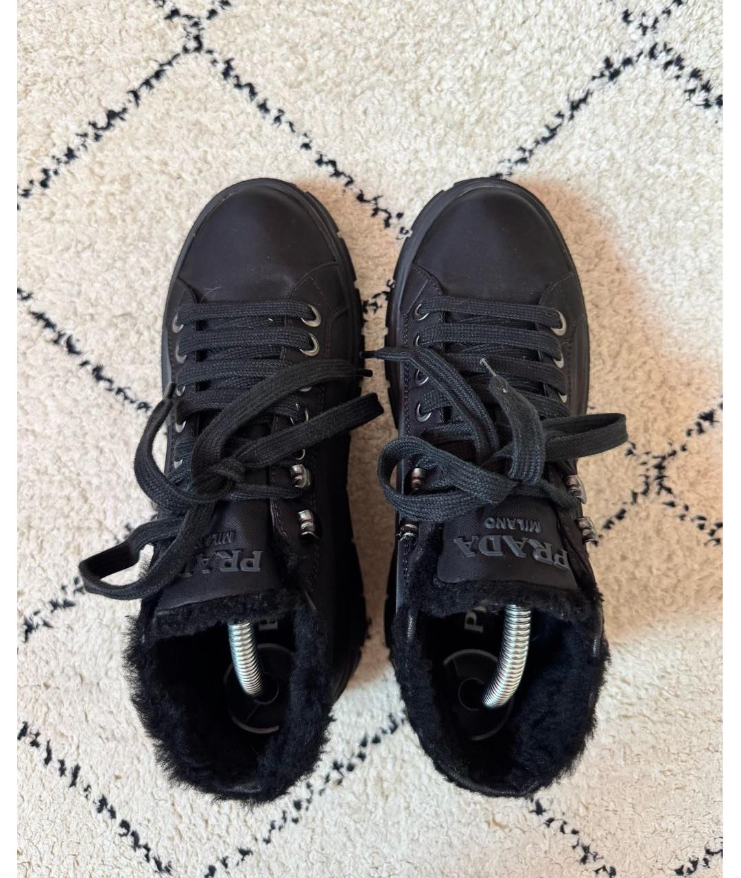 PRADA Черные ботинки, фото 3