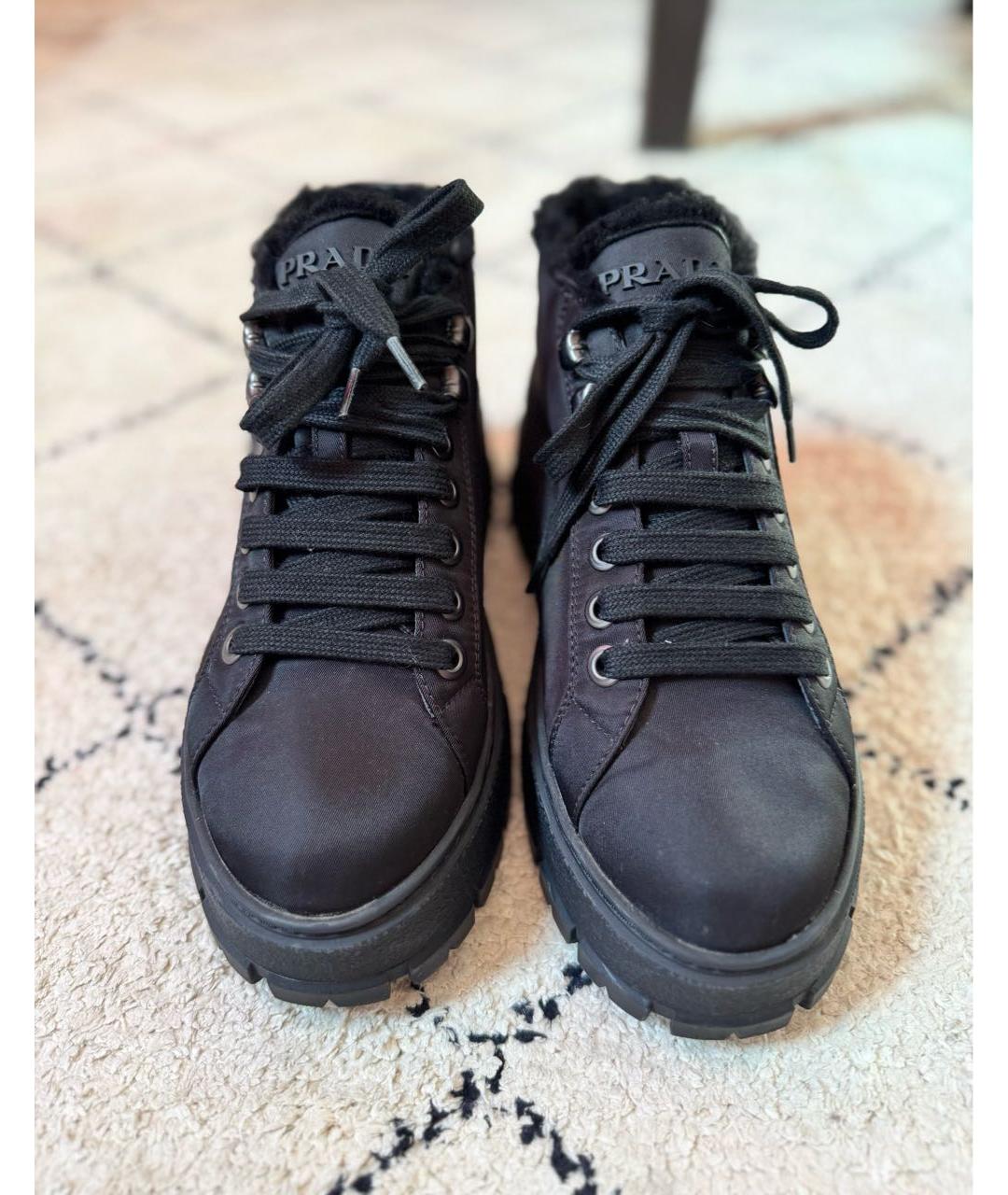 PRADA Черные ботинки, фото 2