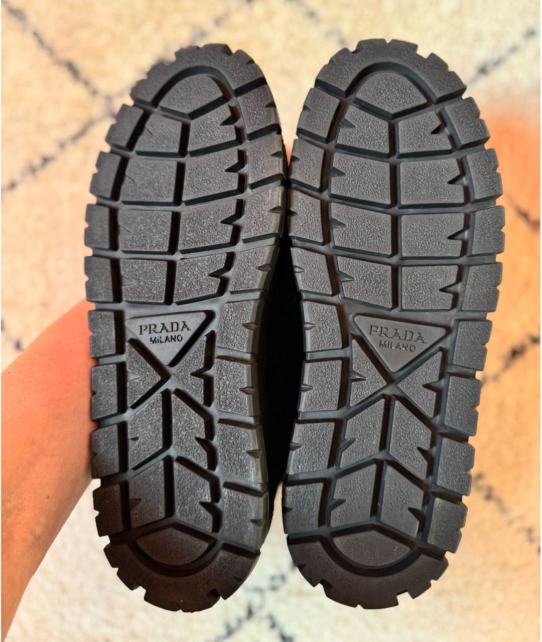 PRADA Черные ботинки, фото 8