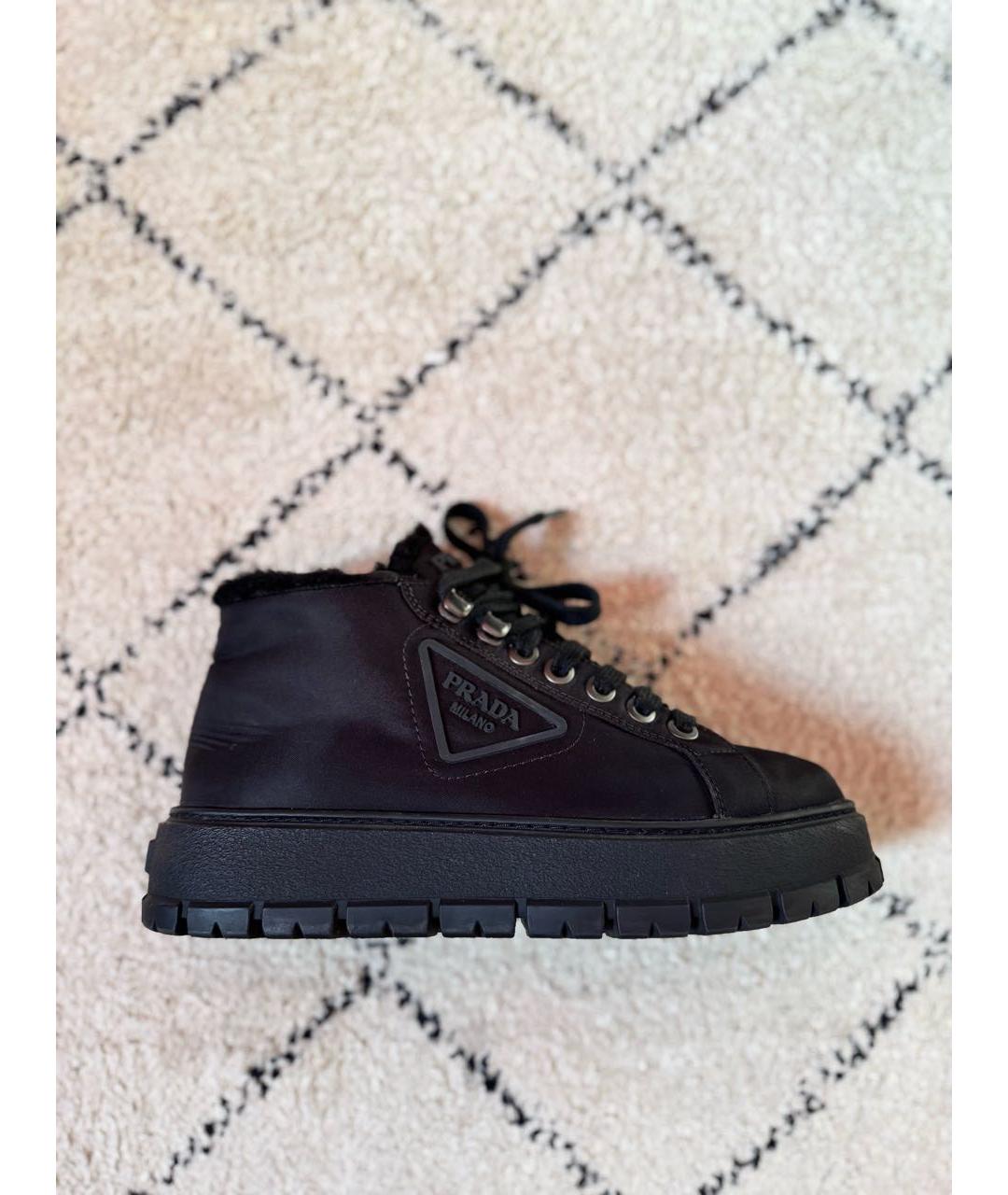 PRADA Черные ботинки, фото 9