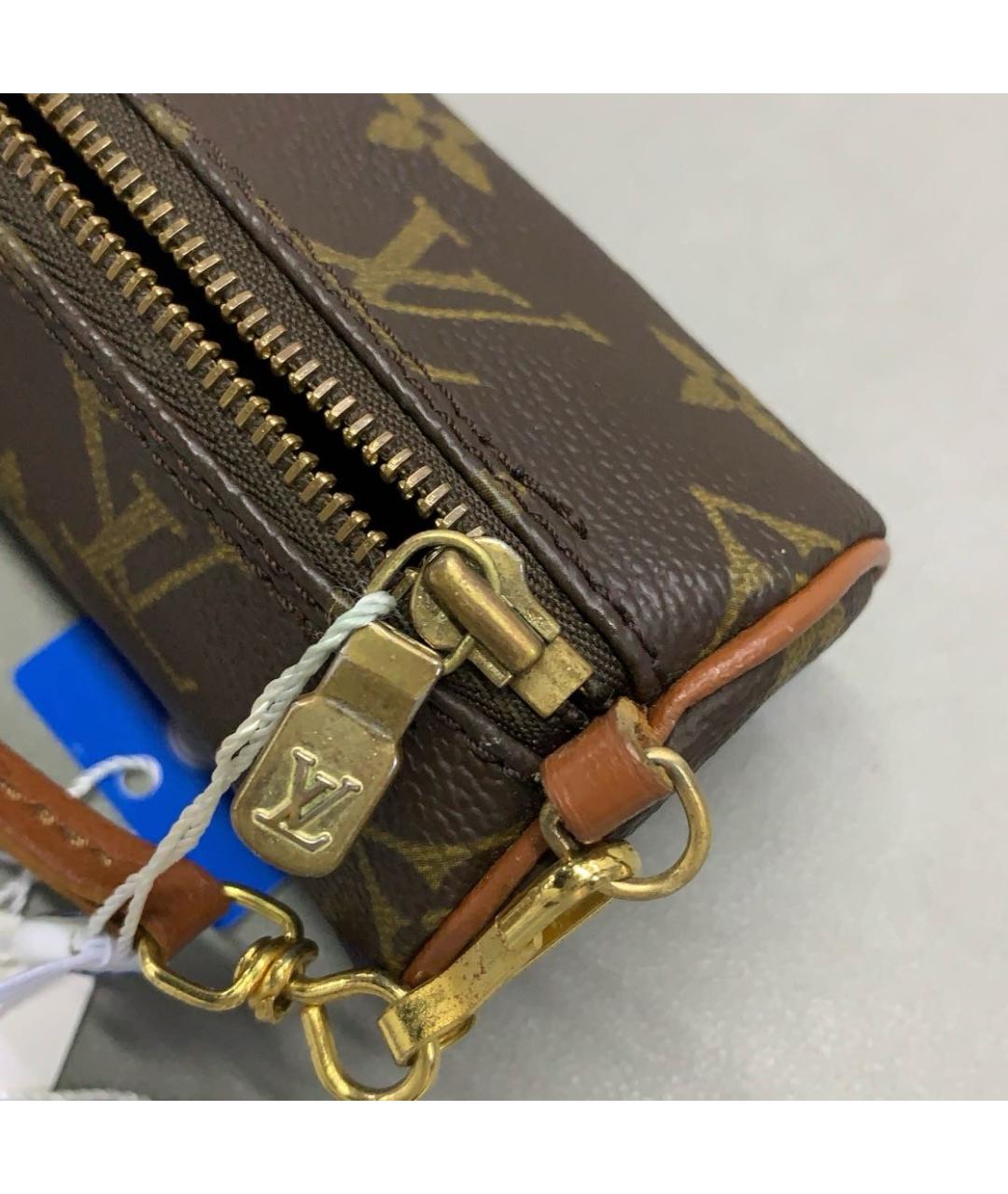 LOUIS VUITTON Коричневая сумка с короткими ручками, фото 8