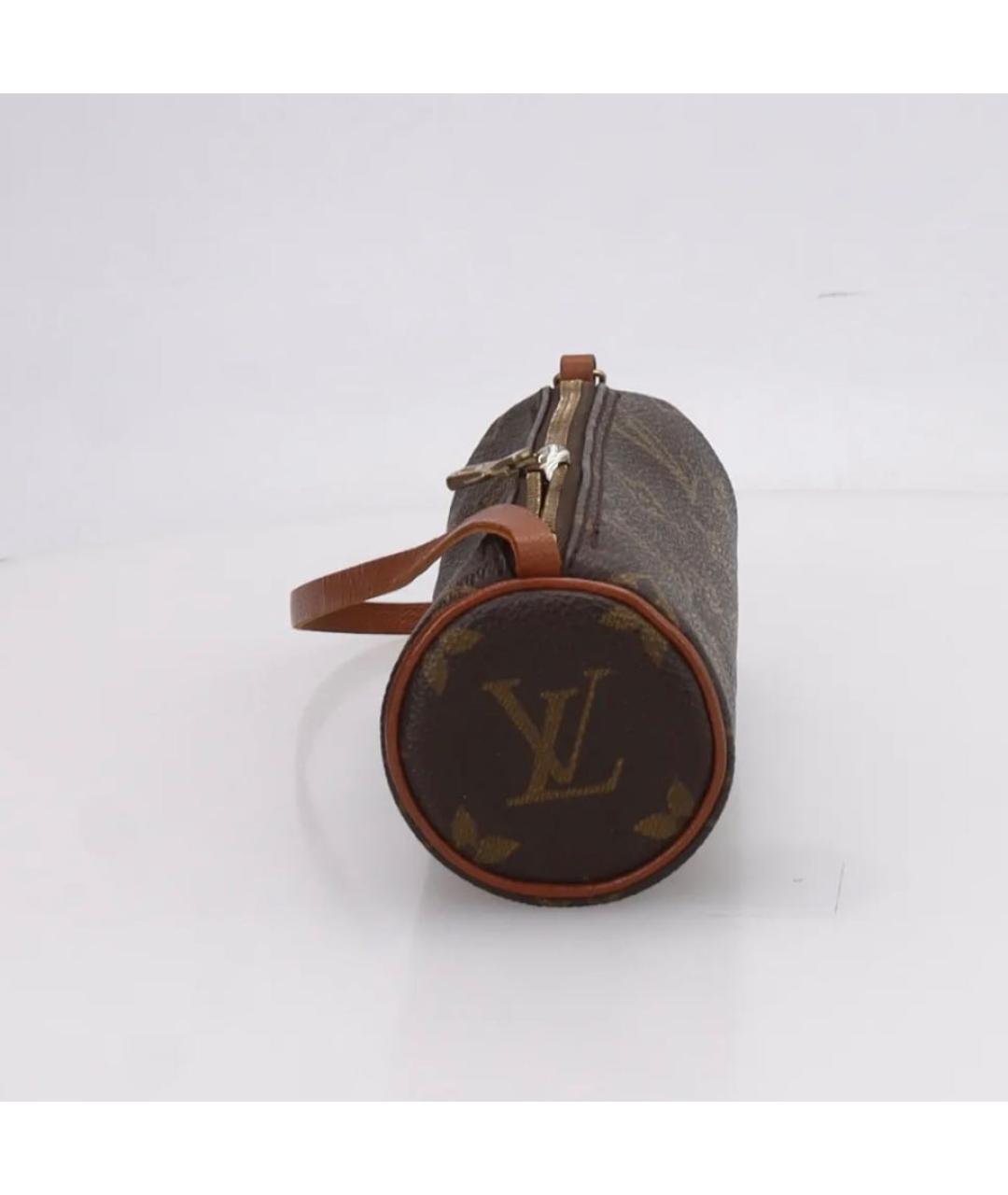 LOUIS VUITTON Коричневая сумка с короткими ручками, фото 5