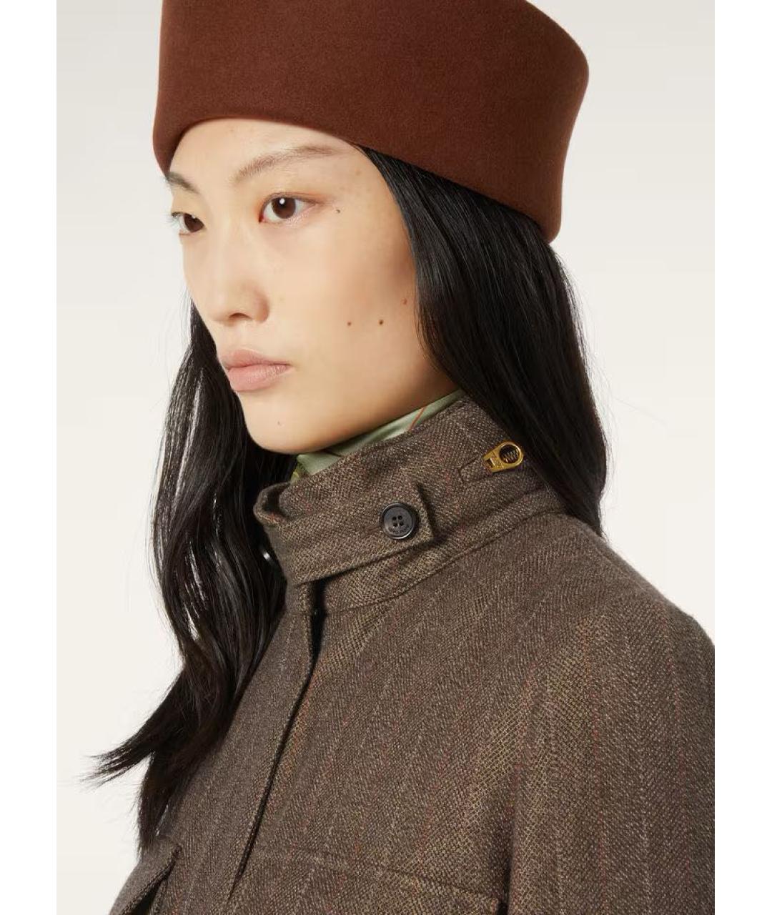 LORO PIANA Коричневая льняная куртка, фото 4
