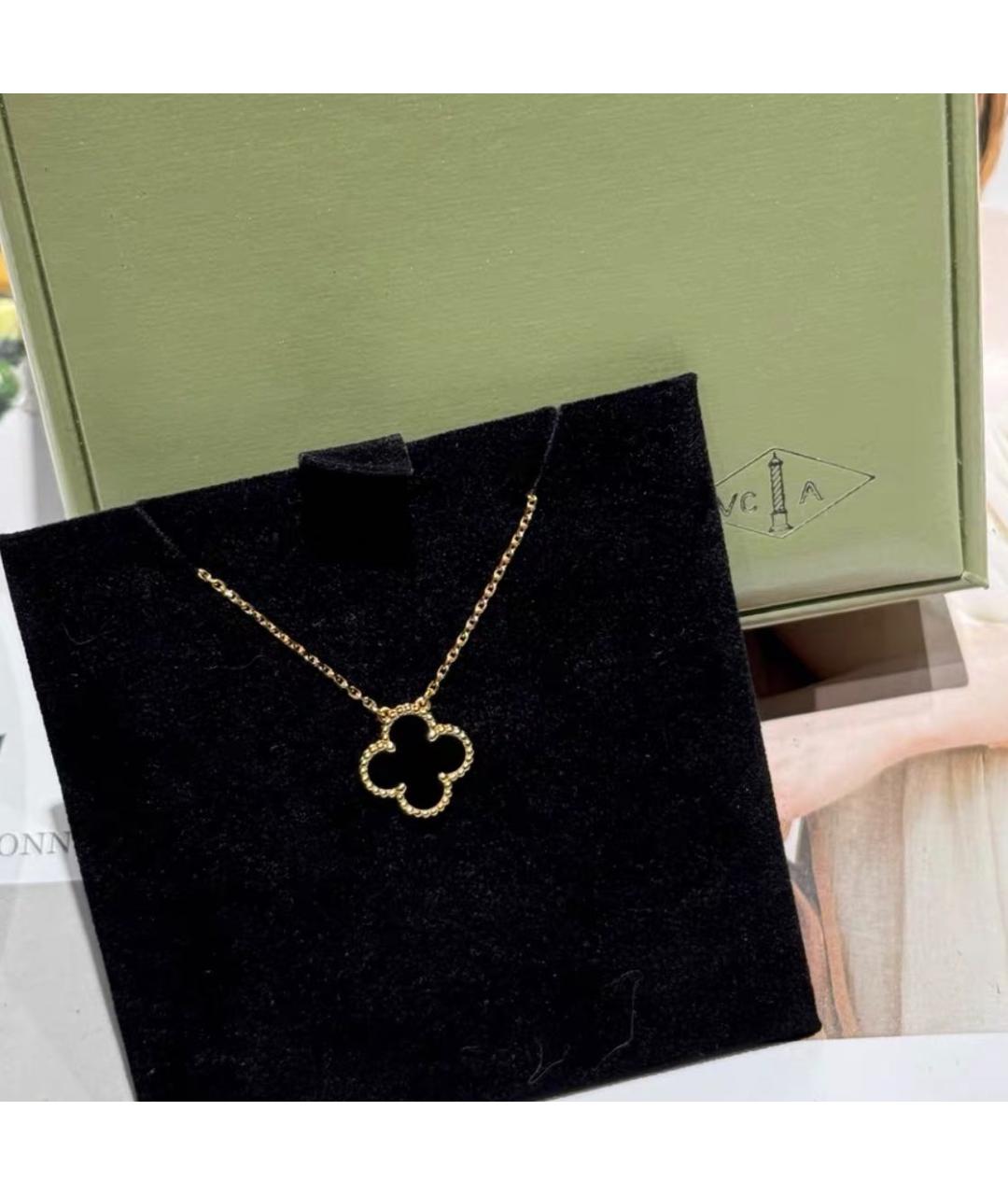 VAN CLEEF & ARPELS Черное колье из желтого золота, фото 6