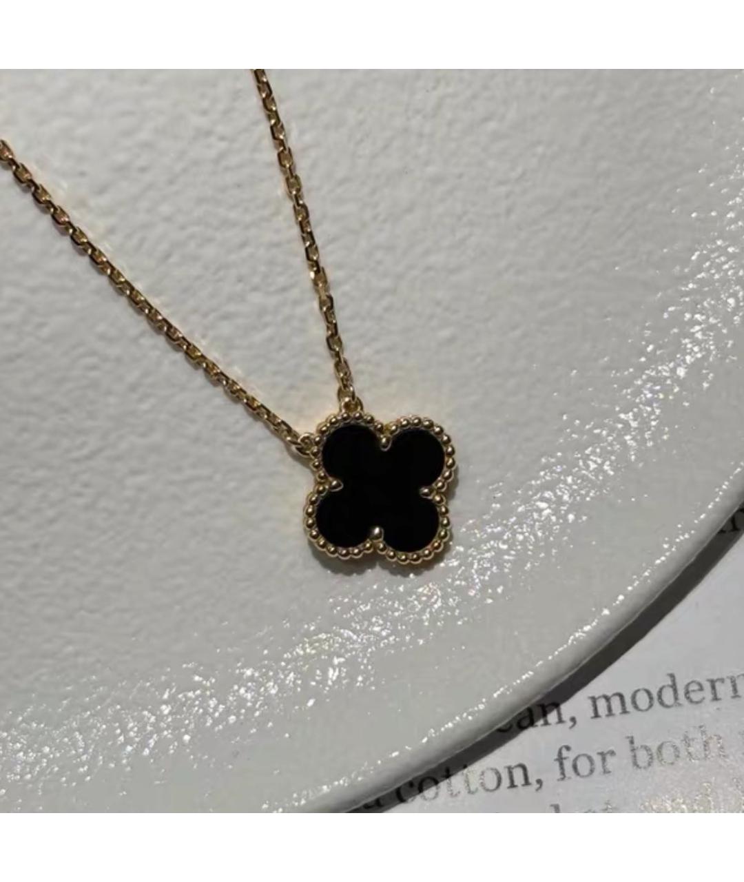 VAN CLEEF & ARPELS Черное колье из желтого золота, фото 2
