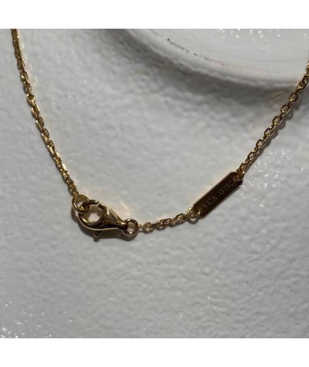 VAN CLEEF & ARPELS Черное колье из желтого золота, фото 4