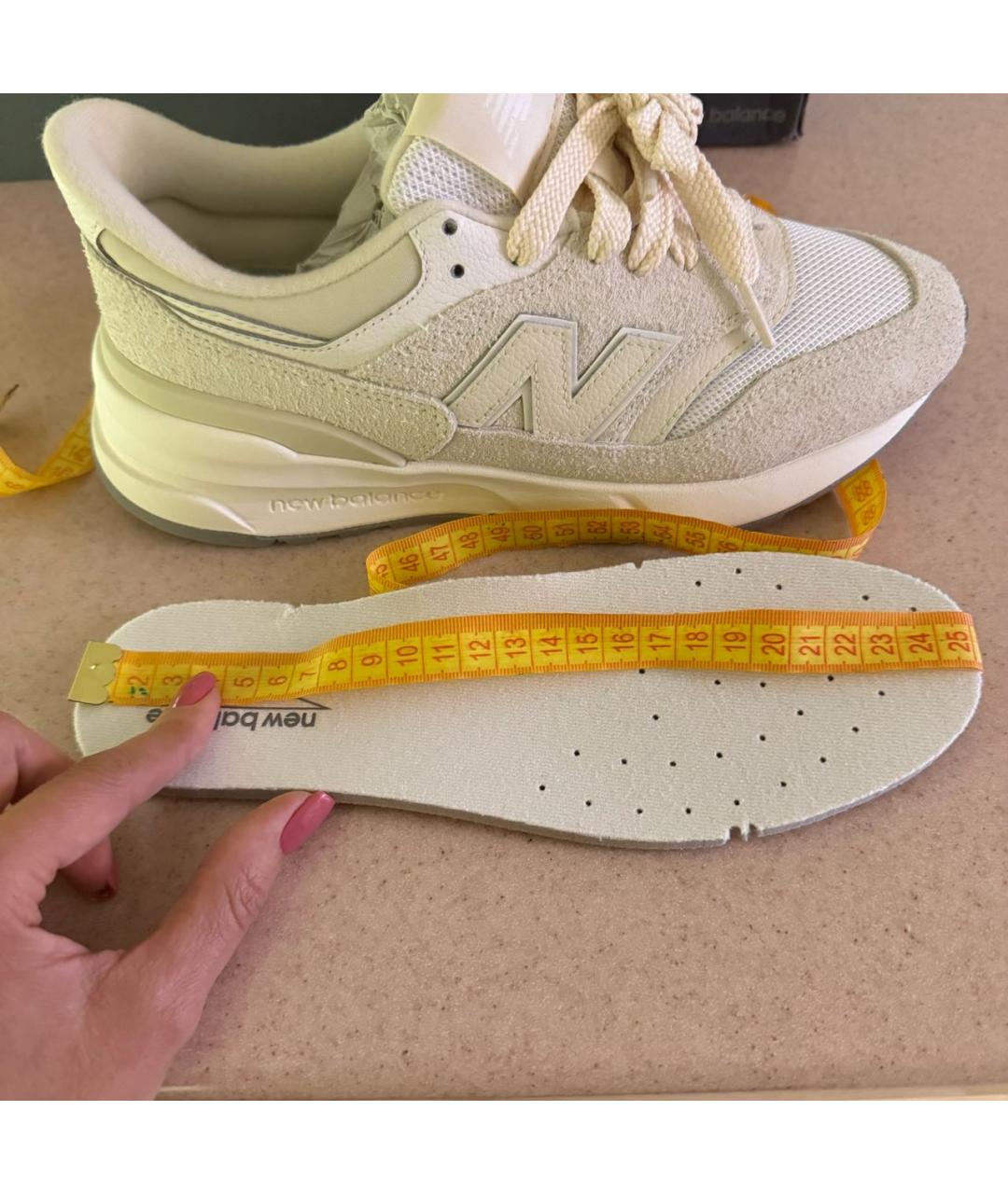 NEW BALANCE Белые кроссовки, фото 3