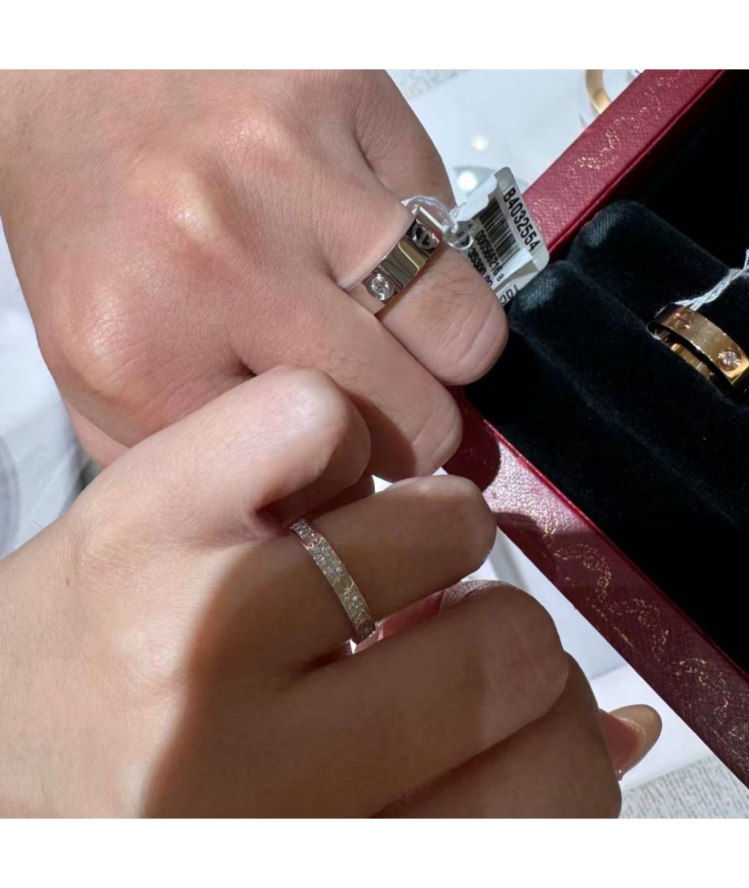 CARTIER Серебряное кольцо из белого золота, фото 3