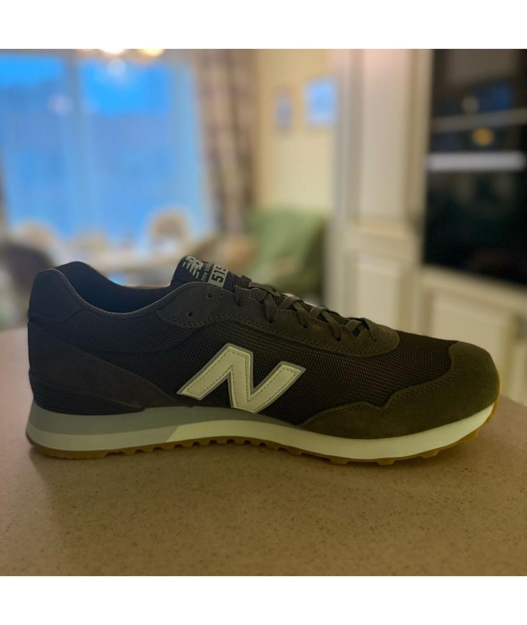 NEW BALANCE Коричневые замшевые низкие кроссовки / кеды, фото 3