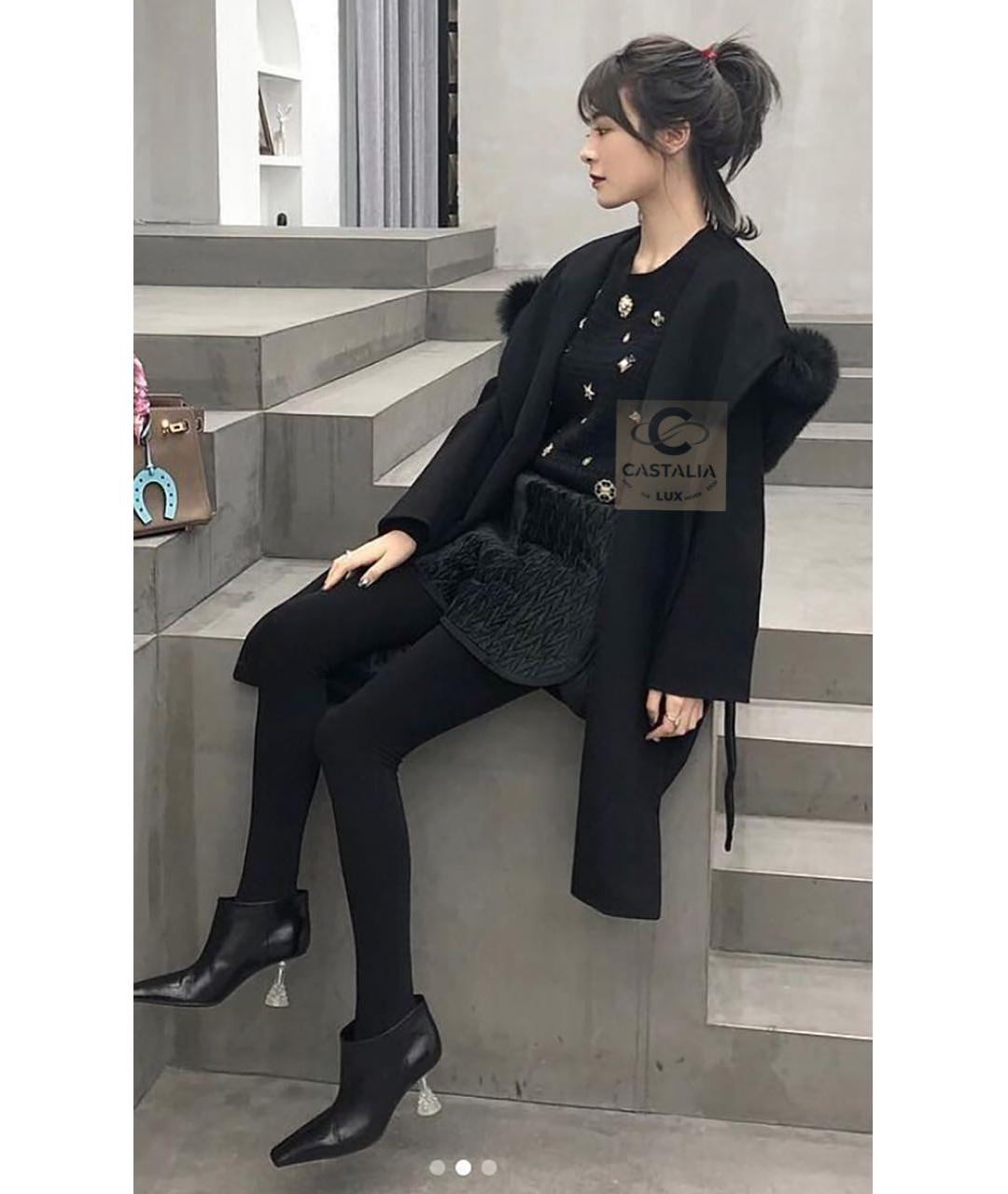 CHANEL Черный кашемировый джемпер / свитер, фото 3