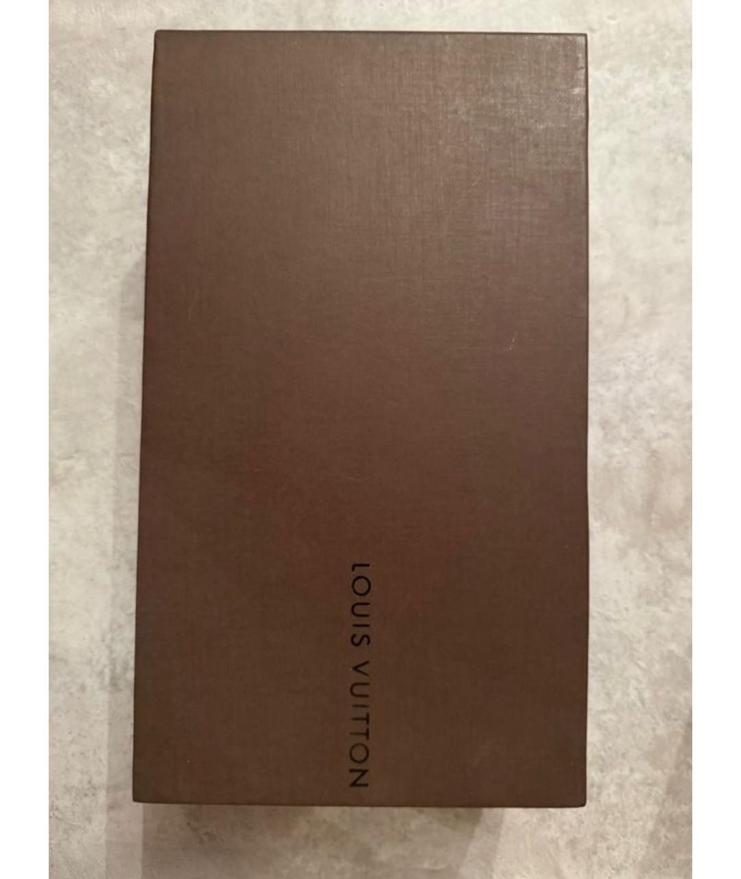 LOUIS VUITTON Темно-синие кожаные туфли, фото 6