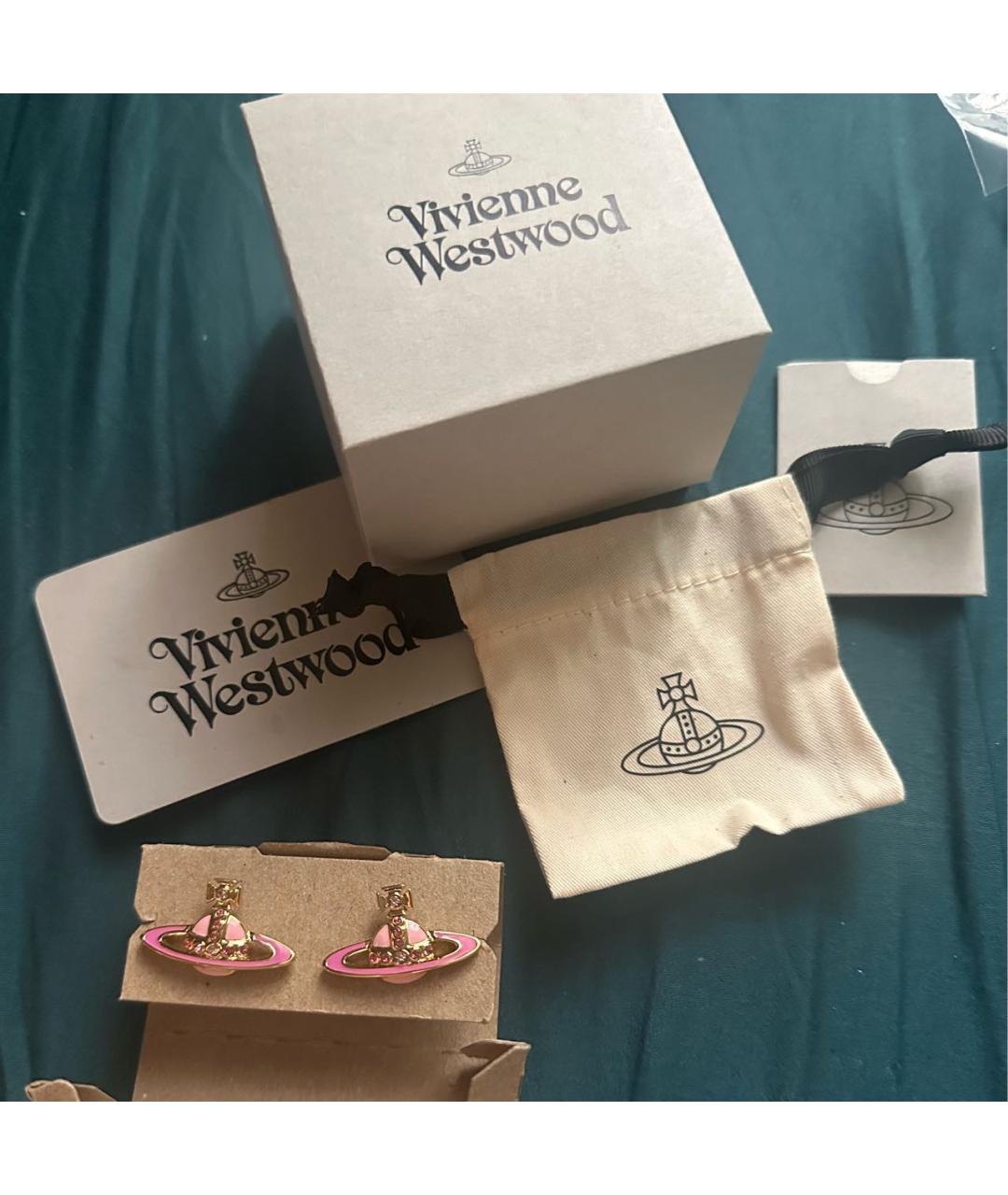 VIVIENNE WESTWOOD Розовые серьги, фото 3