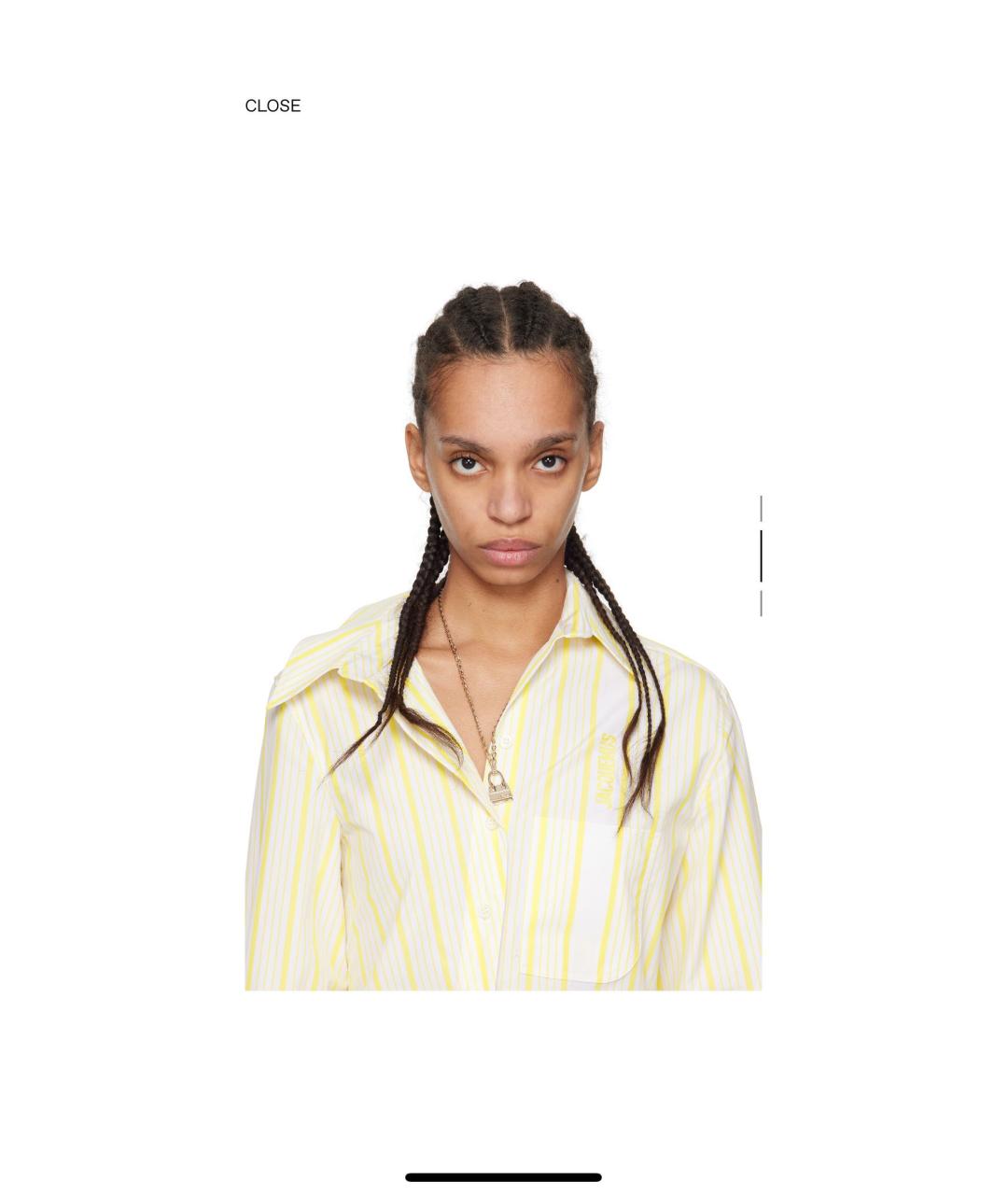 JACQUEMUS Золотая подвеска, фото 2