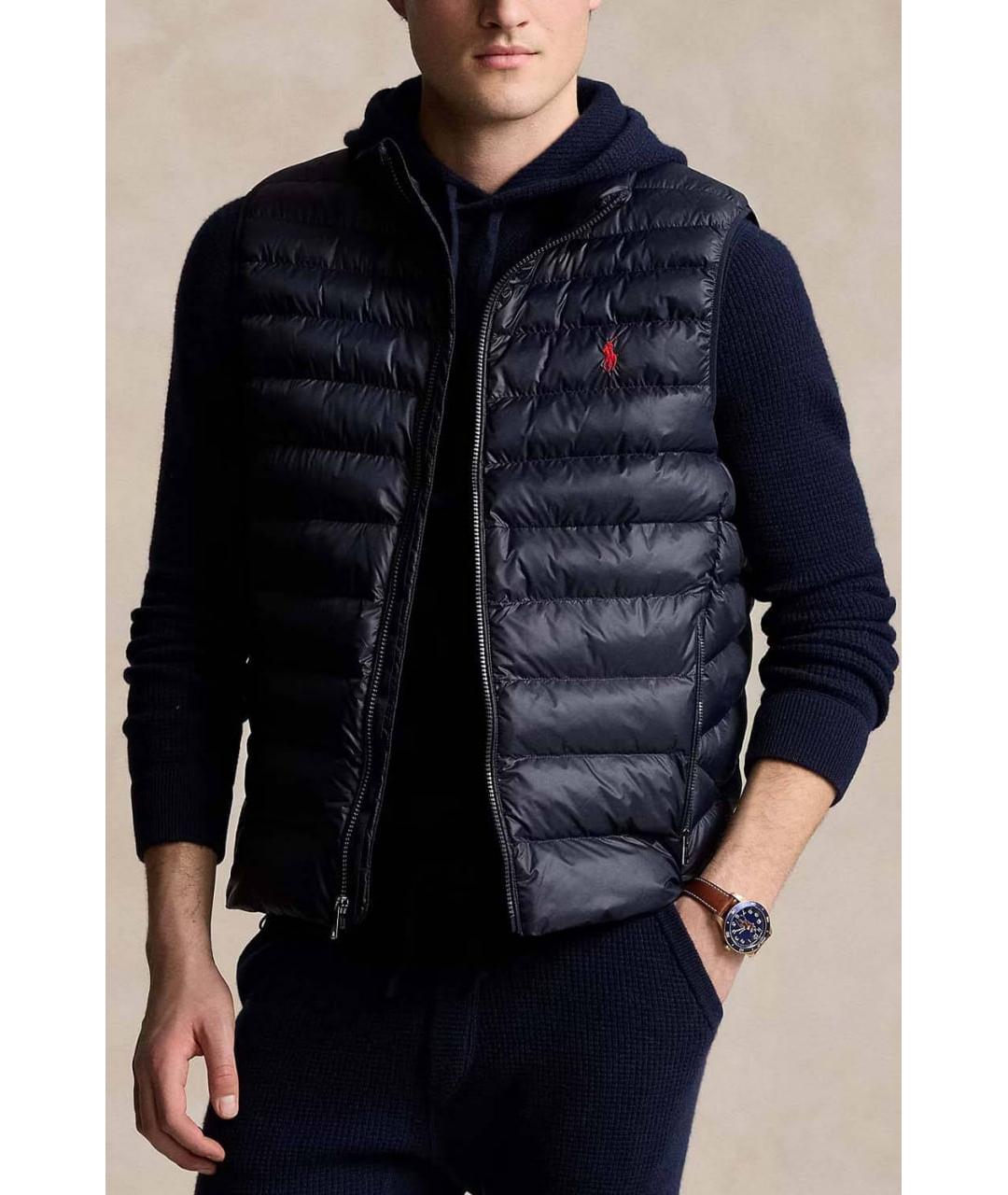 POLO RALPH LAUREN Темно-синий жилет, фото 2
