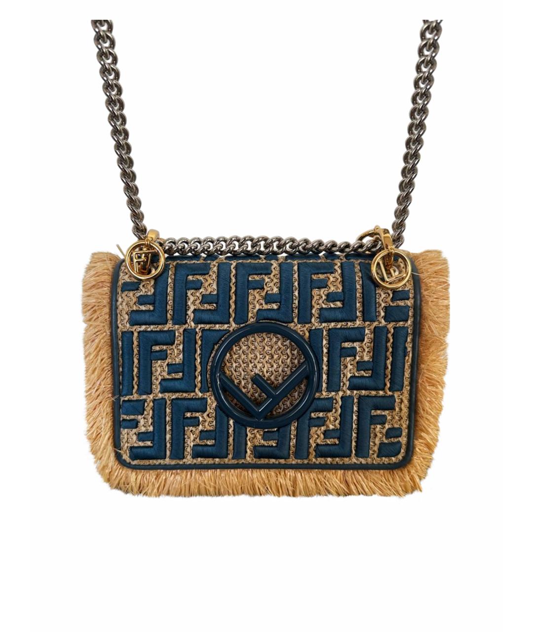 FENDI Синяя сумка через плечо, фото 1