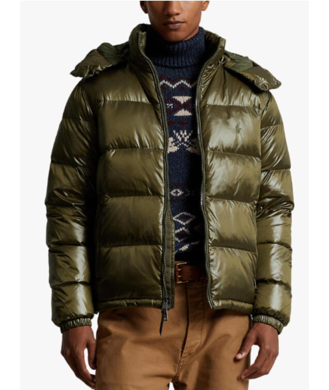 POLO RALPH LAUREN Хаки пуховик, фото 2