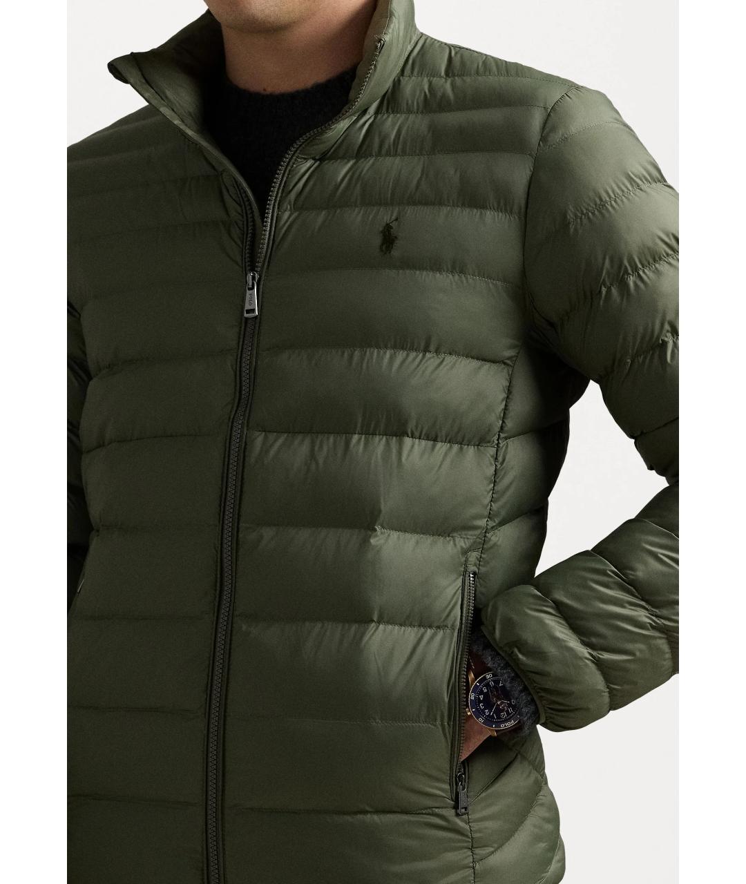 POLO RALPH LAUREN Хаки пуховик, фото 2