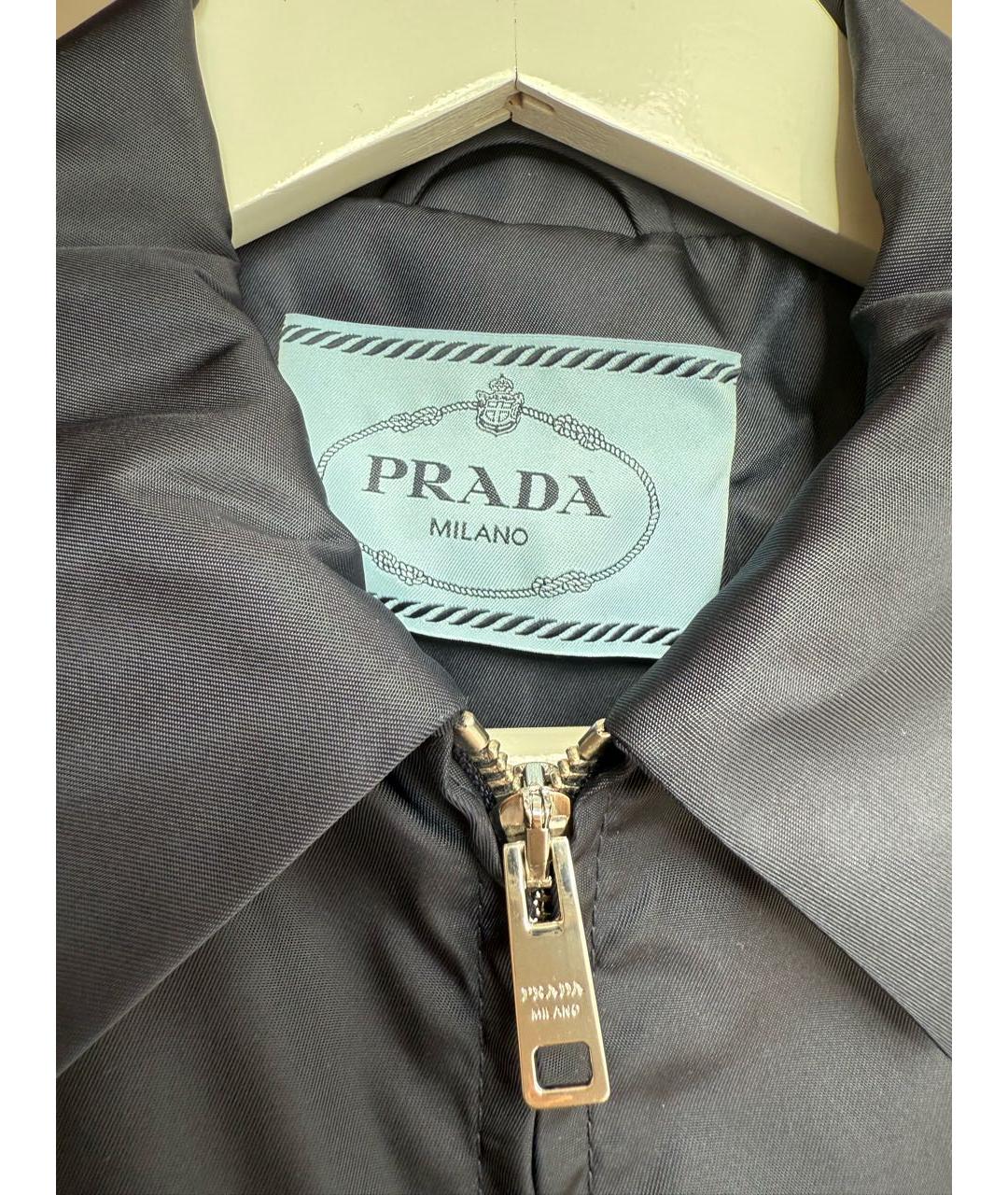 PRADA Темно-синяя куртка, фото 5
