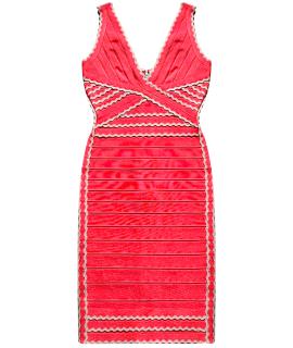 HERVE LEGER Коктейльное платье