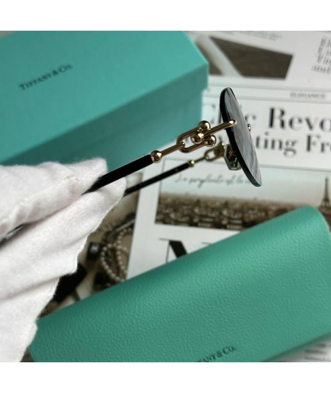 TIFFANY&CO Голубые солнцезащитные очки, фото 3